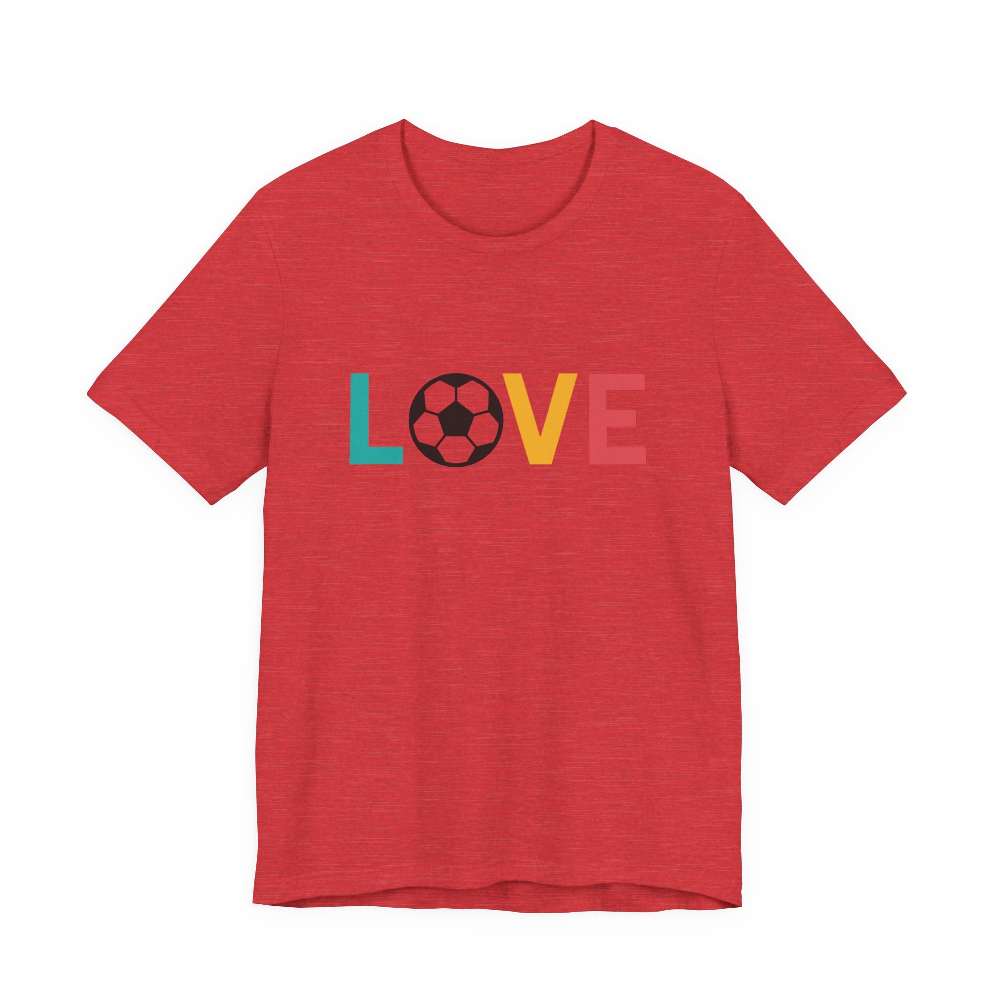 Love Soccer Unisex Tee, Sports Fan Shirt