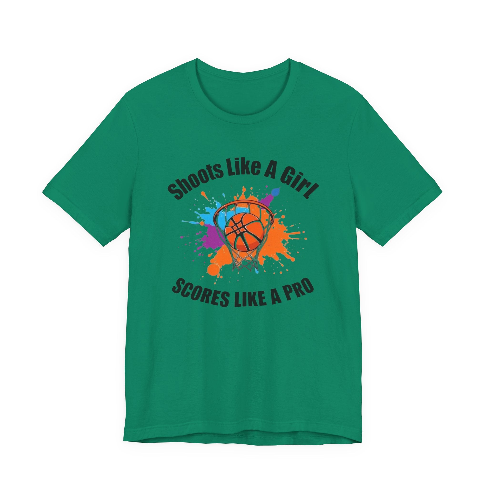 Basketball Pride Tee, Shoots Like A Girl