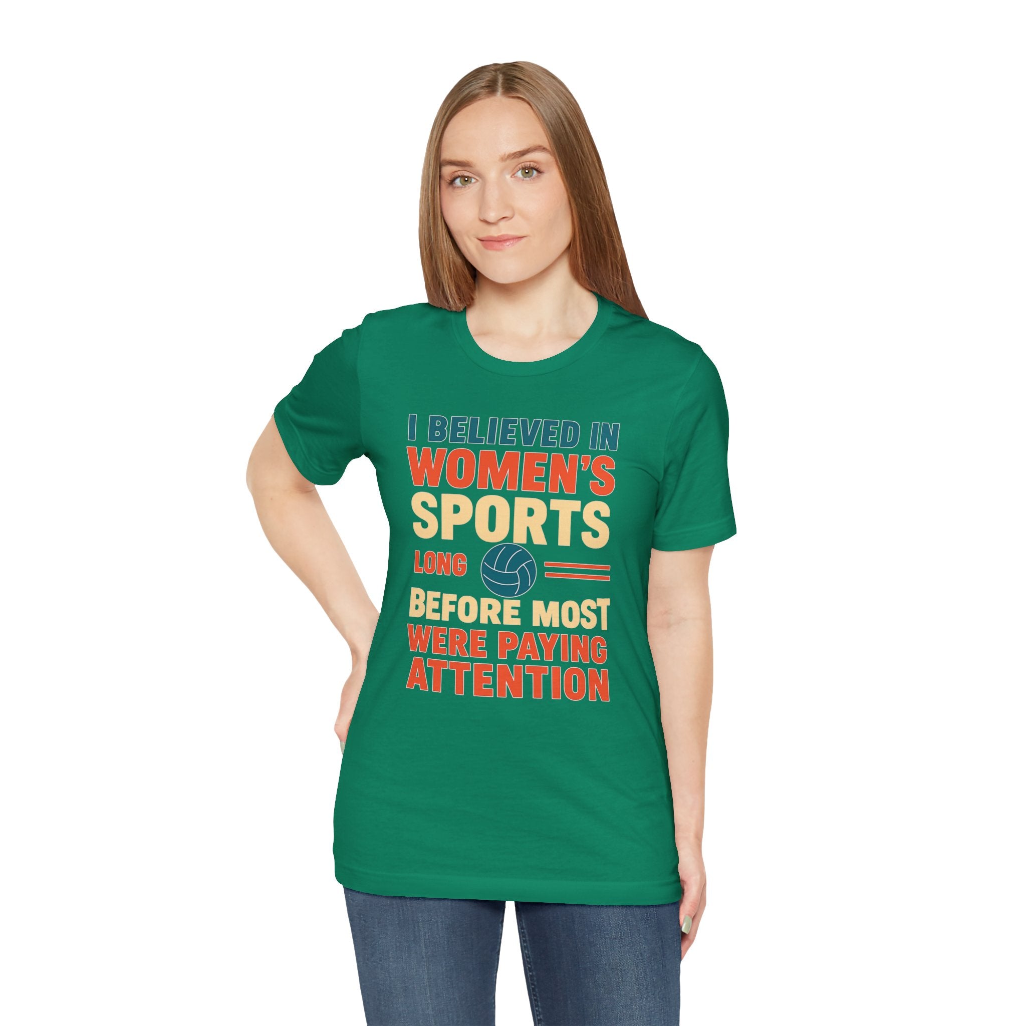 Women's Sports Pride Tee - I believed In Women's Sports