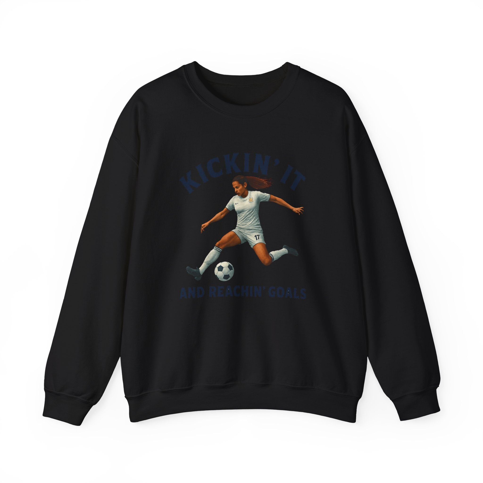 Kickin' It Crewneck Sweatshirt - Athletic Unisex Pullover
