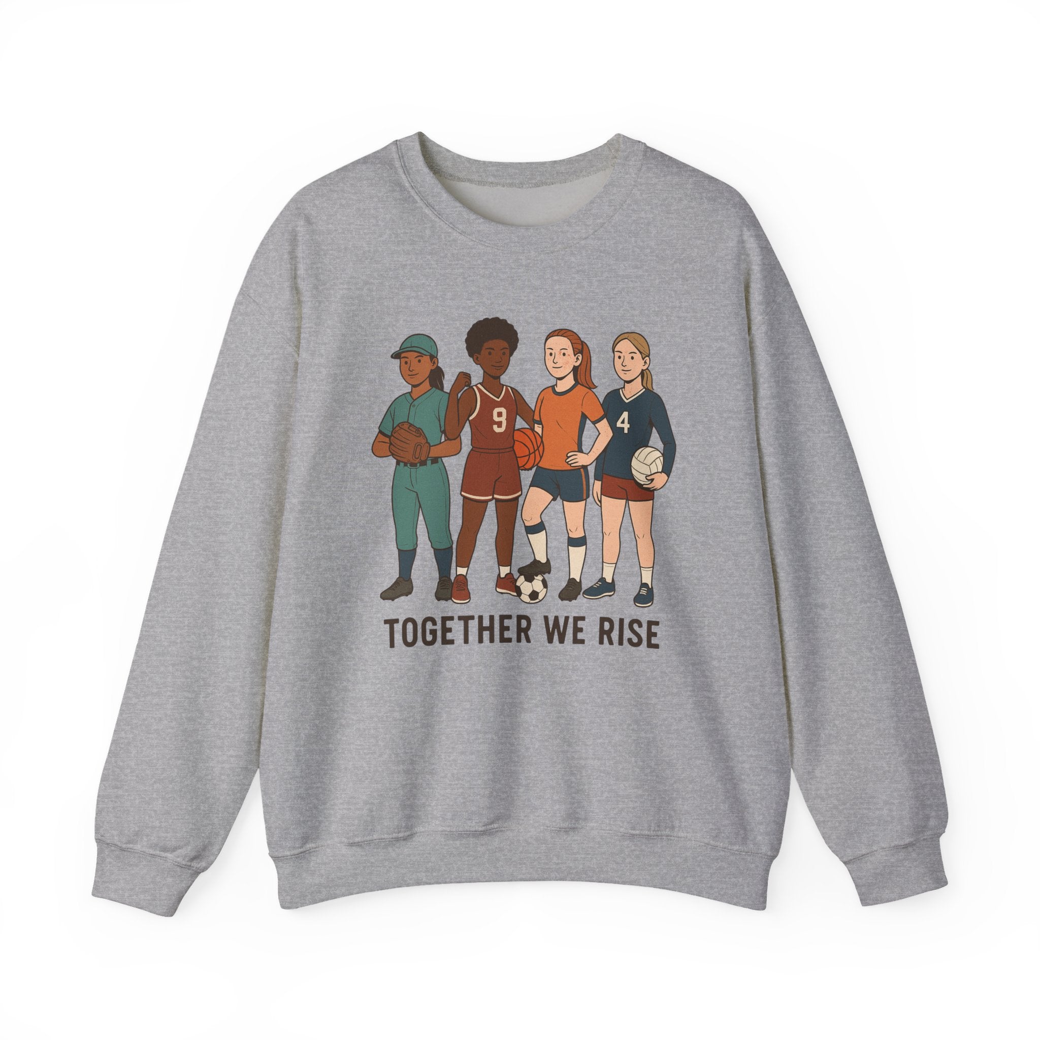 Empowering Crewneck Sweatshirt: Together We Rise