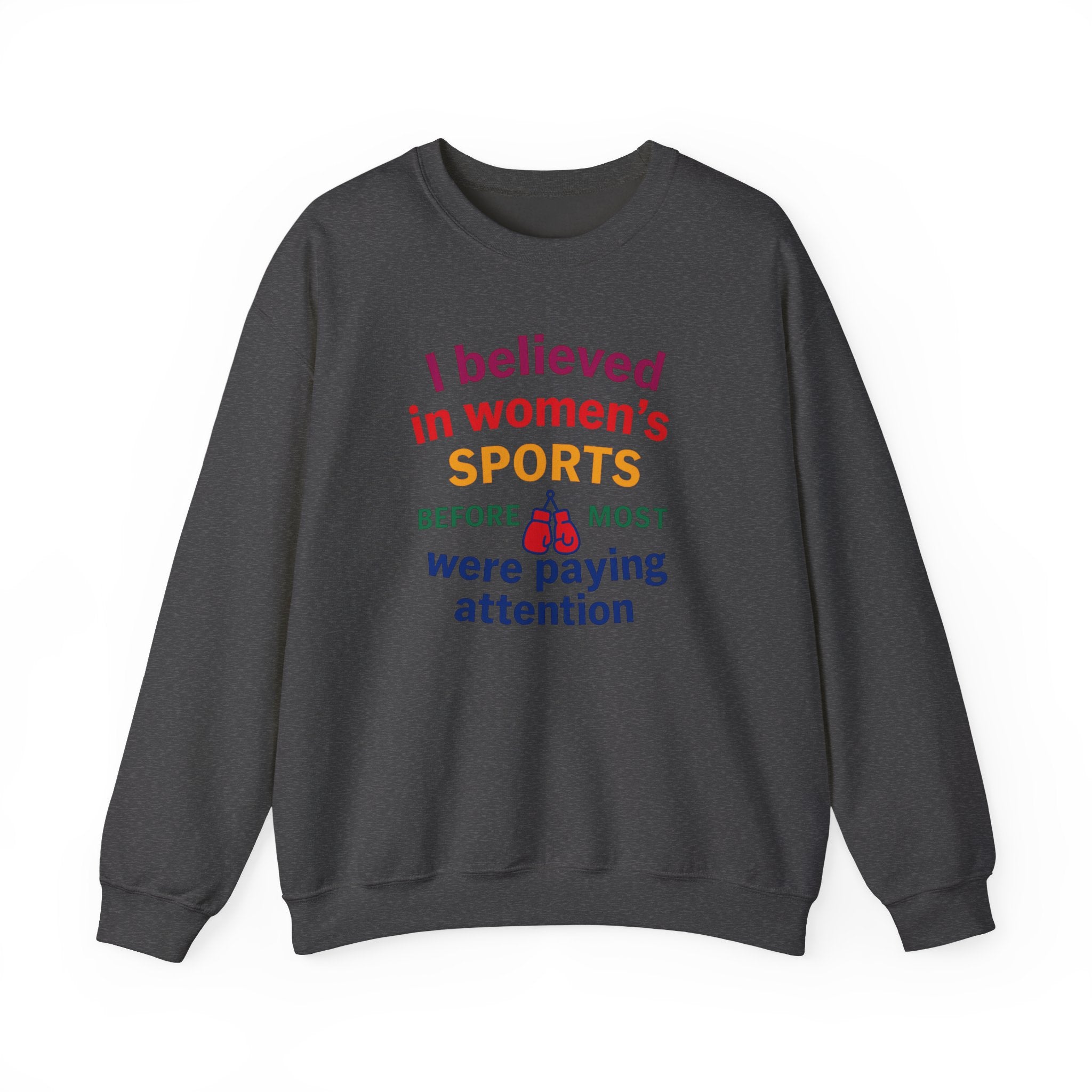 Sporty Statement Crewneck Sweatshirt, Women's Sports