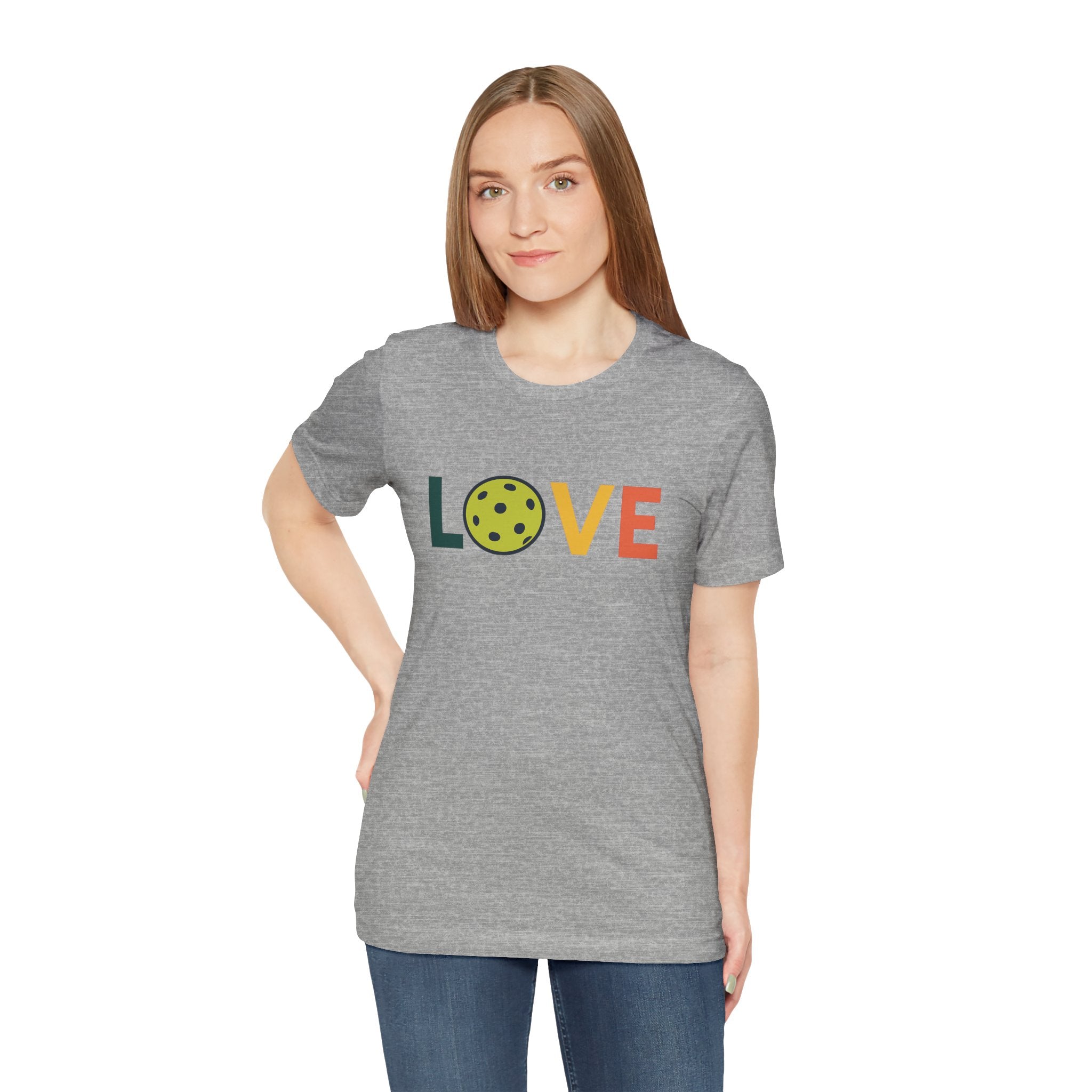 Pickleball Love Tee | Unisex Jersey Short Sleeve Shirt