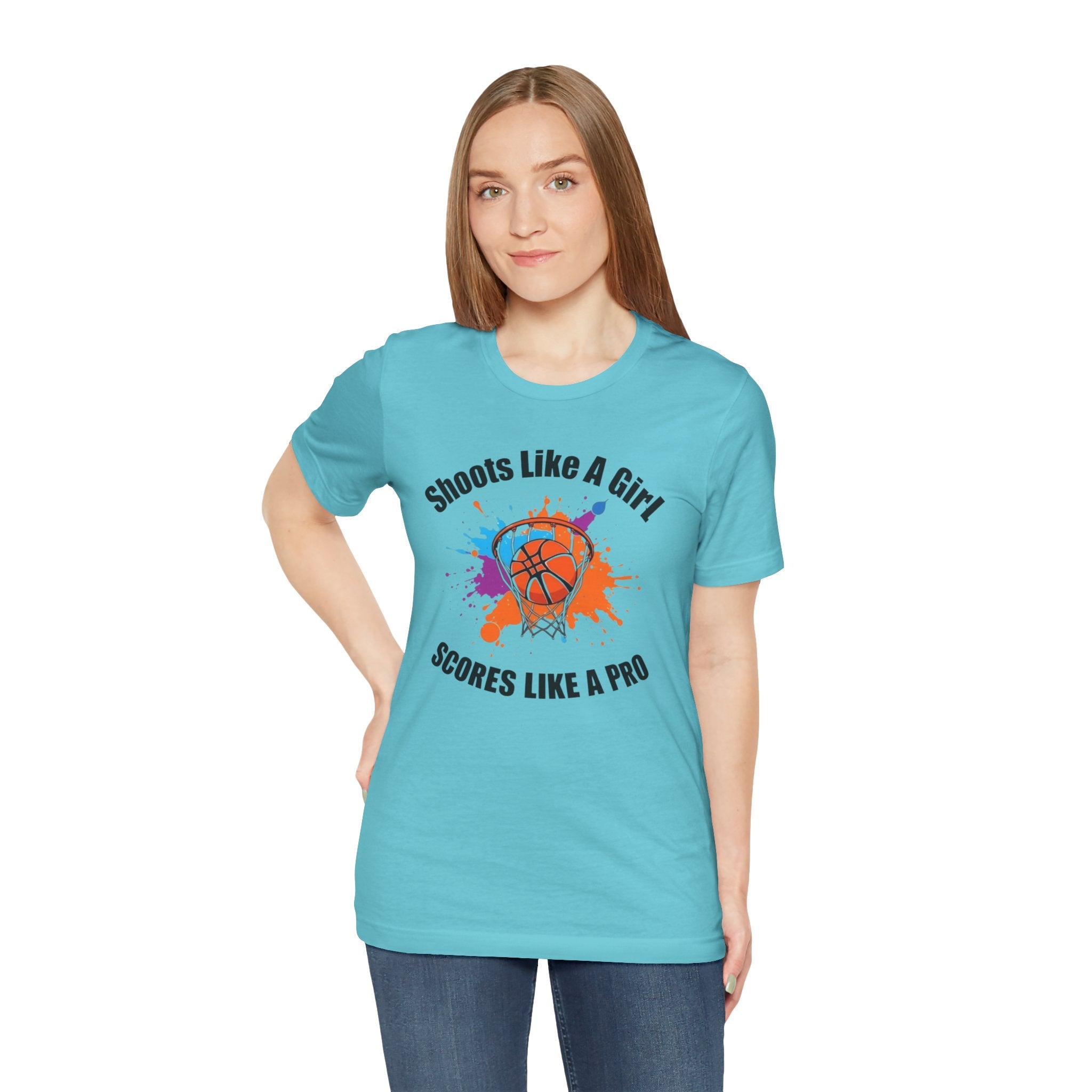 Basketball Pride Tee, Shoots Like A Girl