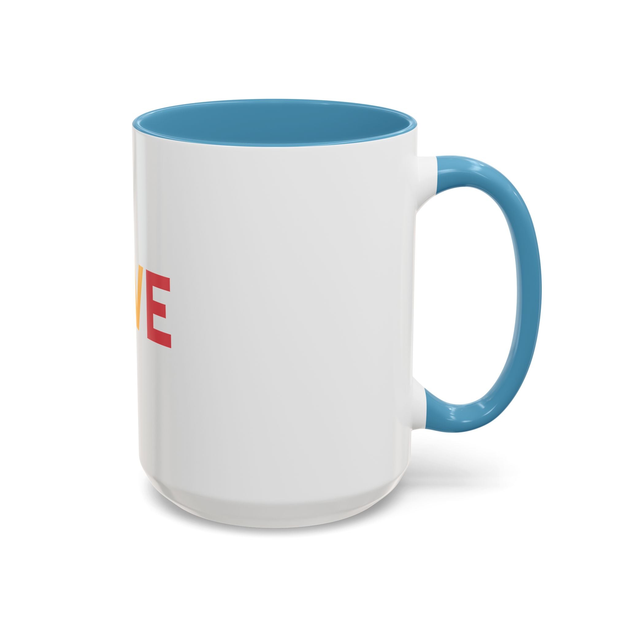 Love Soccer Accent Coffee Mug, Personalized Gift for Soccer Fans