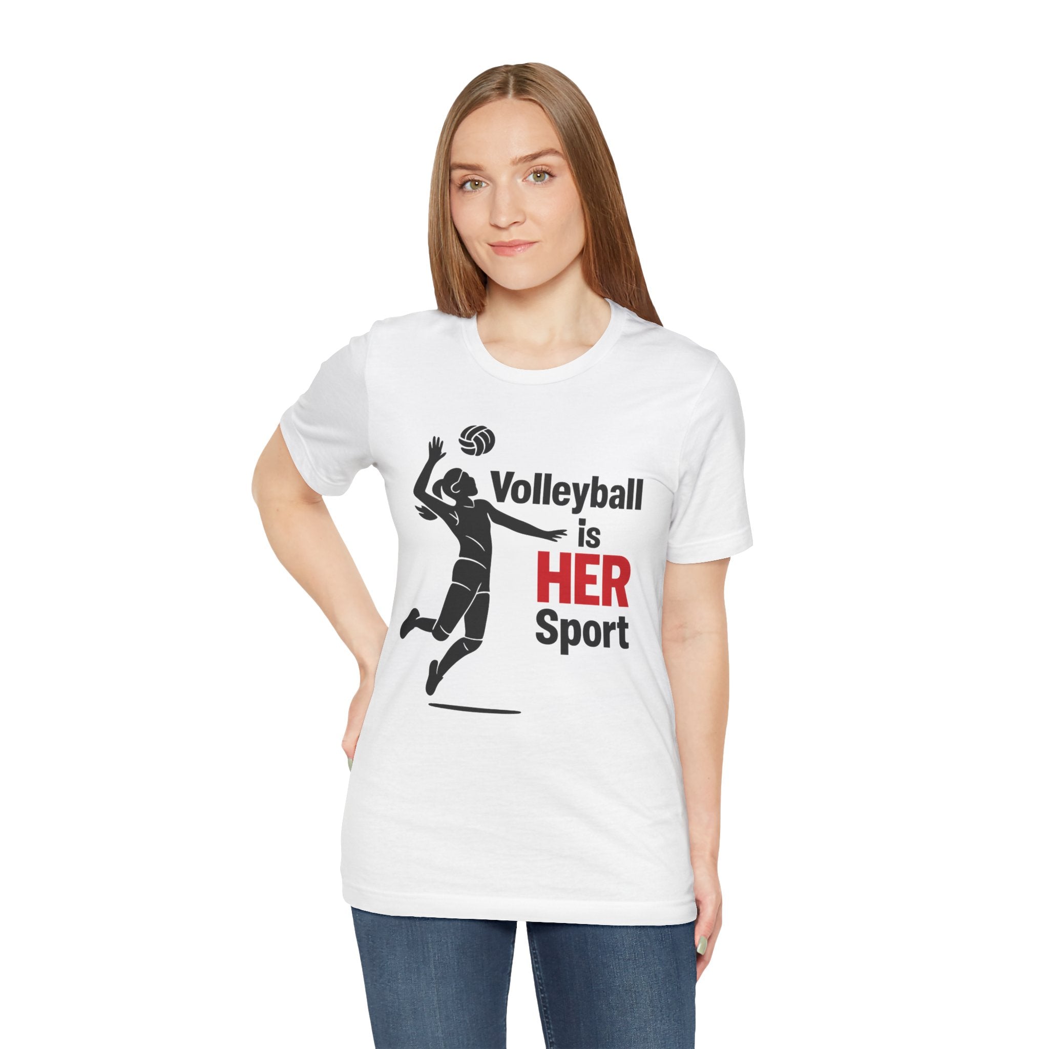 Women's Sports Pride Tee - Volleyball Is Her Sport