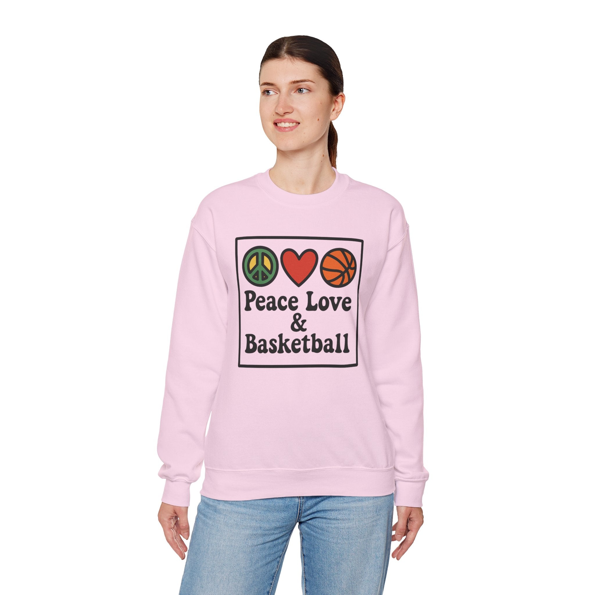 Peace Love & Basketball Sweatshirt