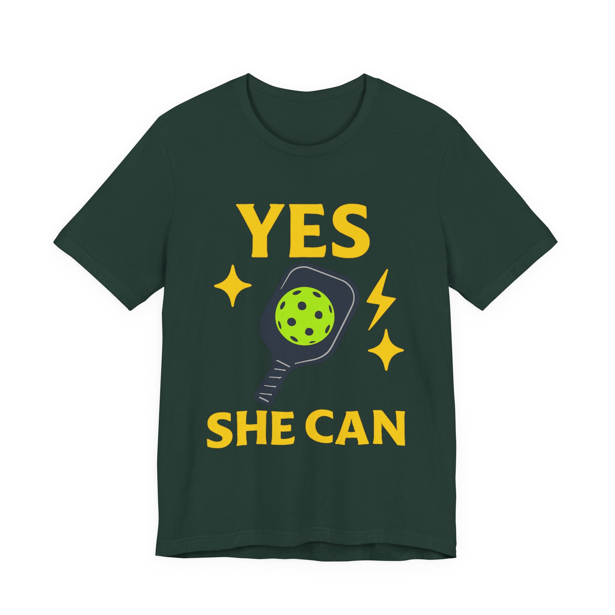 Yes, She Can Pickleball Unisex Tee