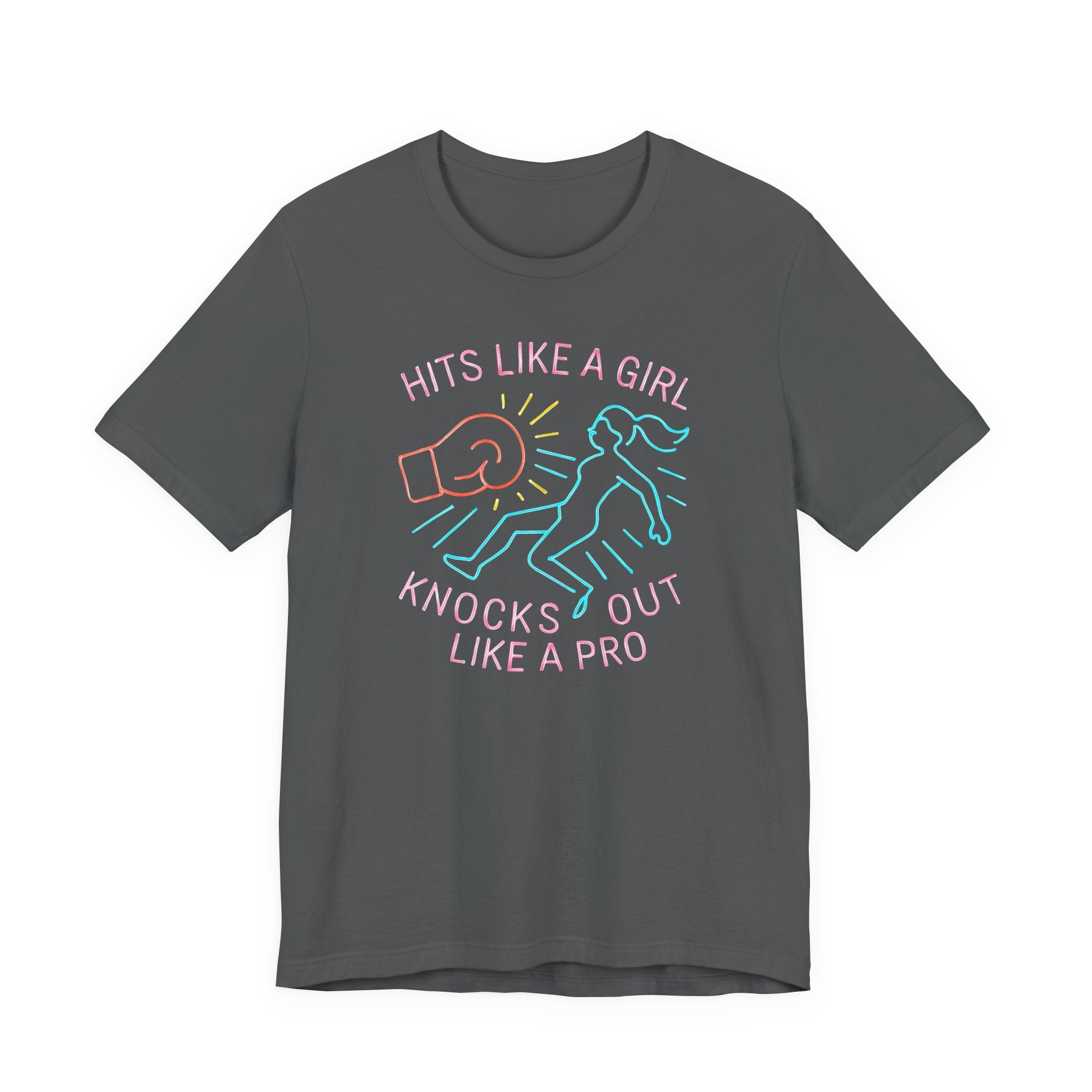 Empowering Girls Tee, Hits Like a Girl T-Shirt