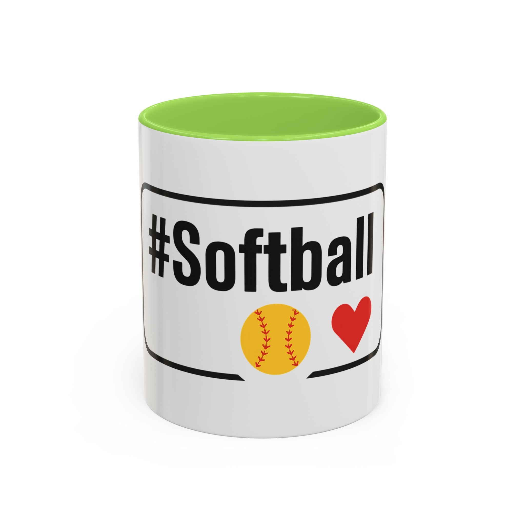 Softball Lover's Colorful Coffee Mug - 11oz & 15oz