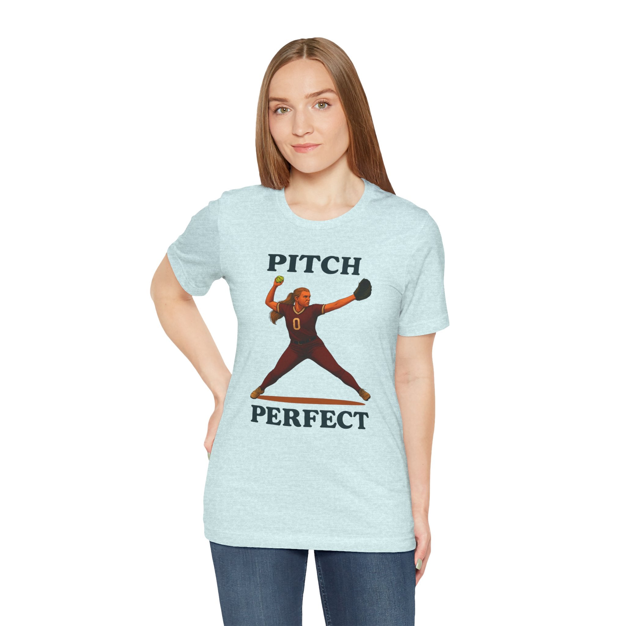 Pitch Perfect Softball Tee, Unisex Jersey T-Shirt