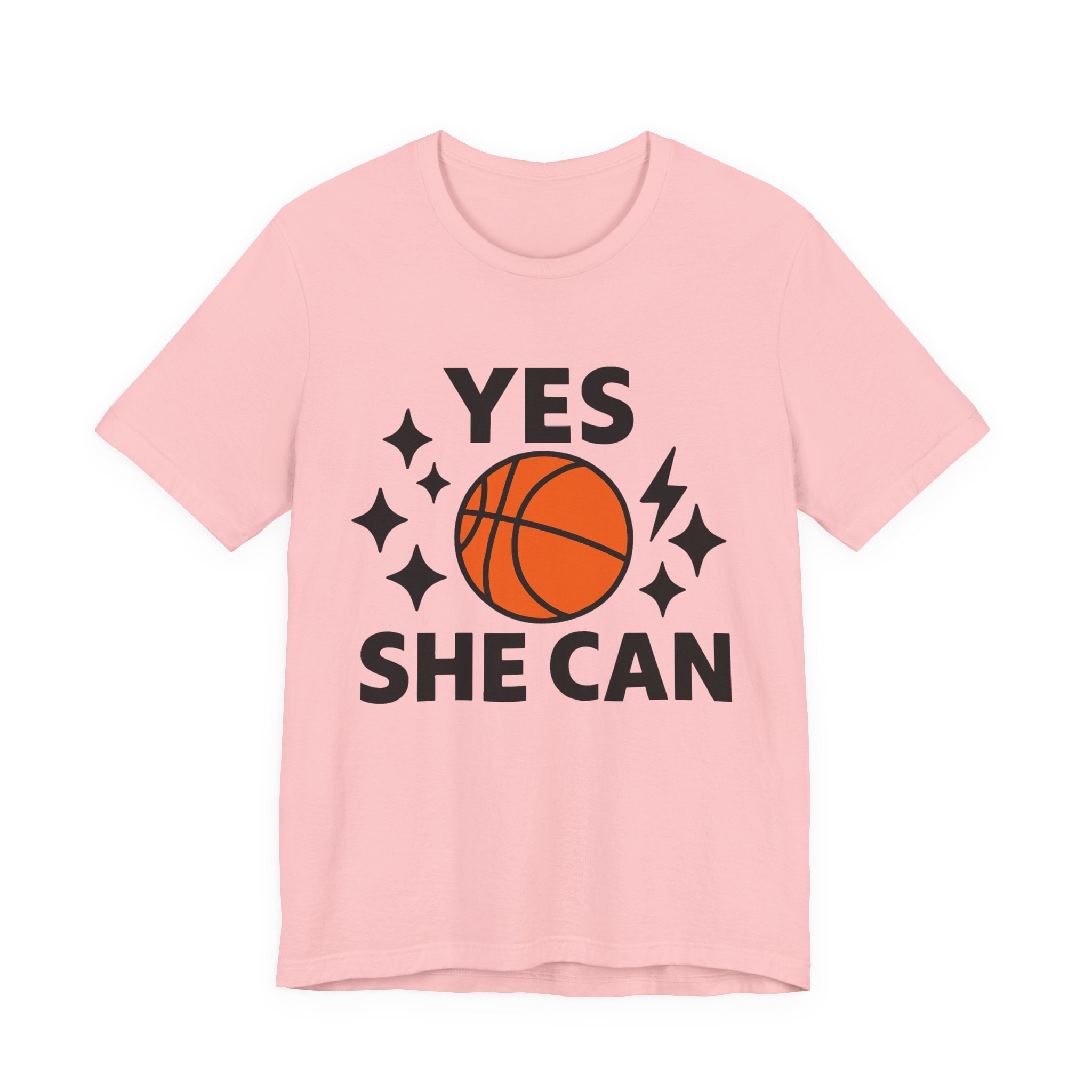 Yes, She Can Basketball Unisex Tee