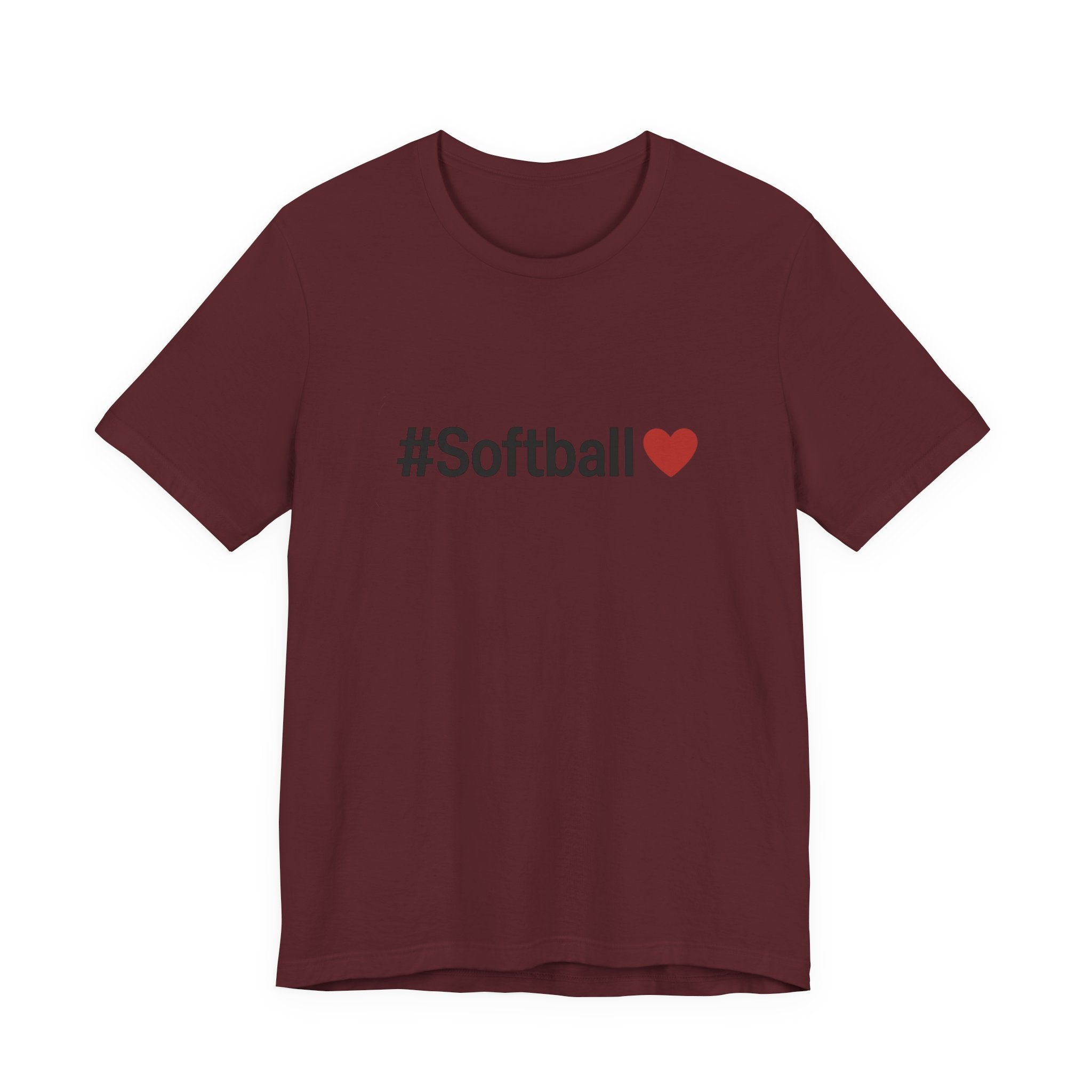 Softball Love Tee - Unisex Jersey Short Sleeve Shirt