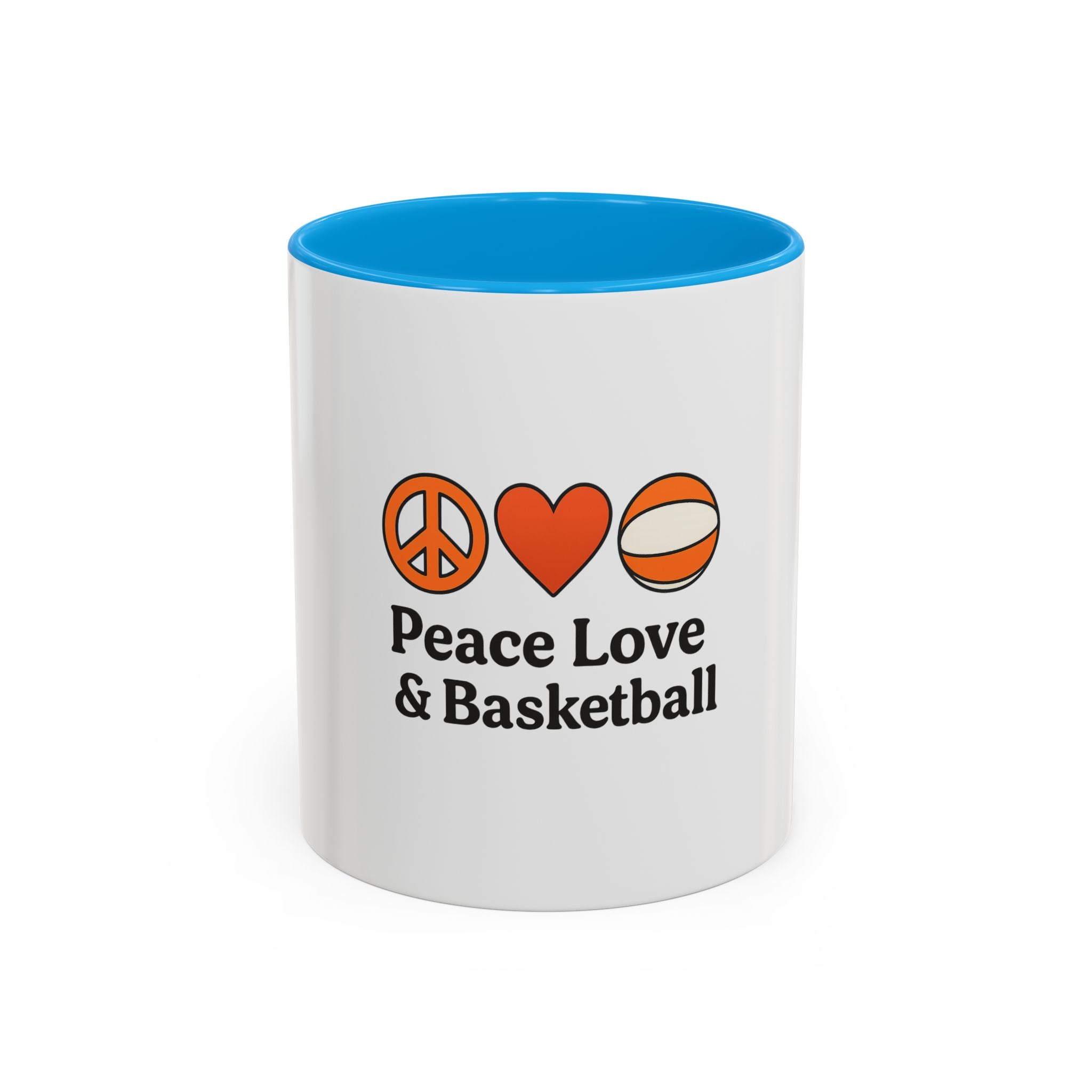 Peace Love Basketball Mug