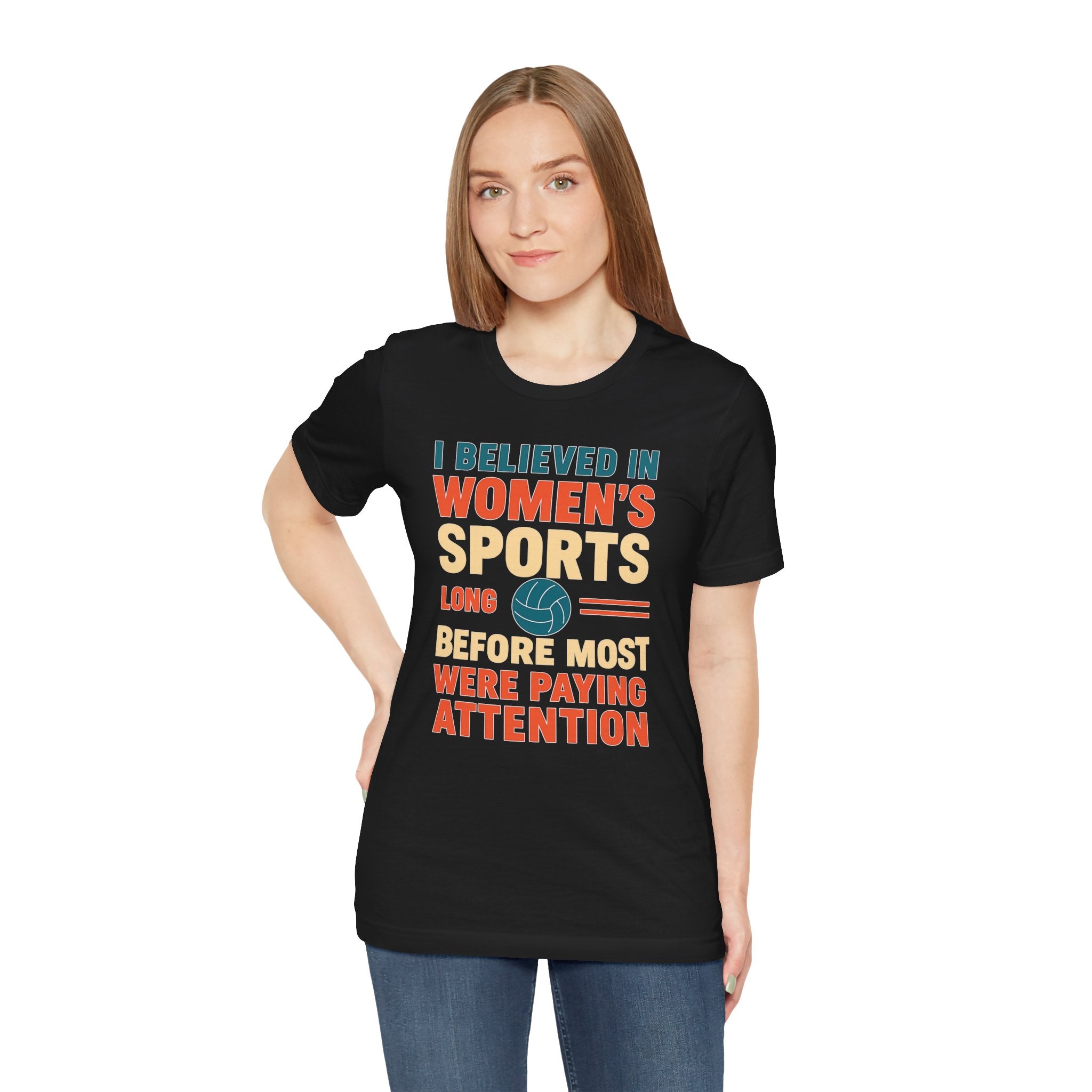 Women's Sports Pride Tee - I believed In Women's Sports