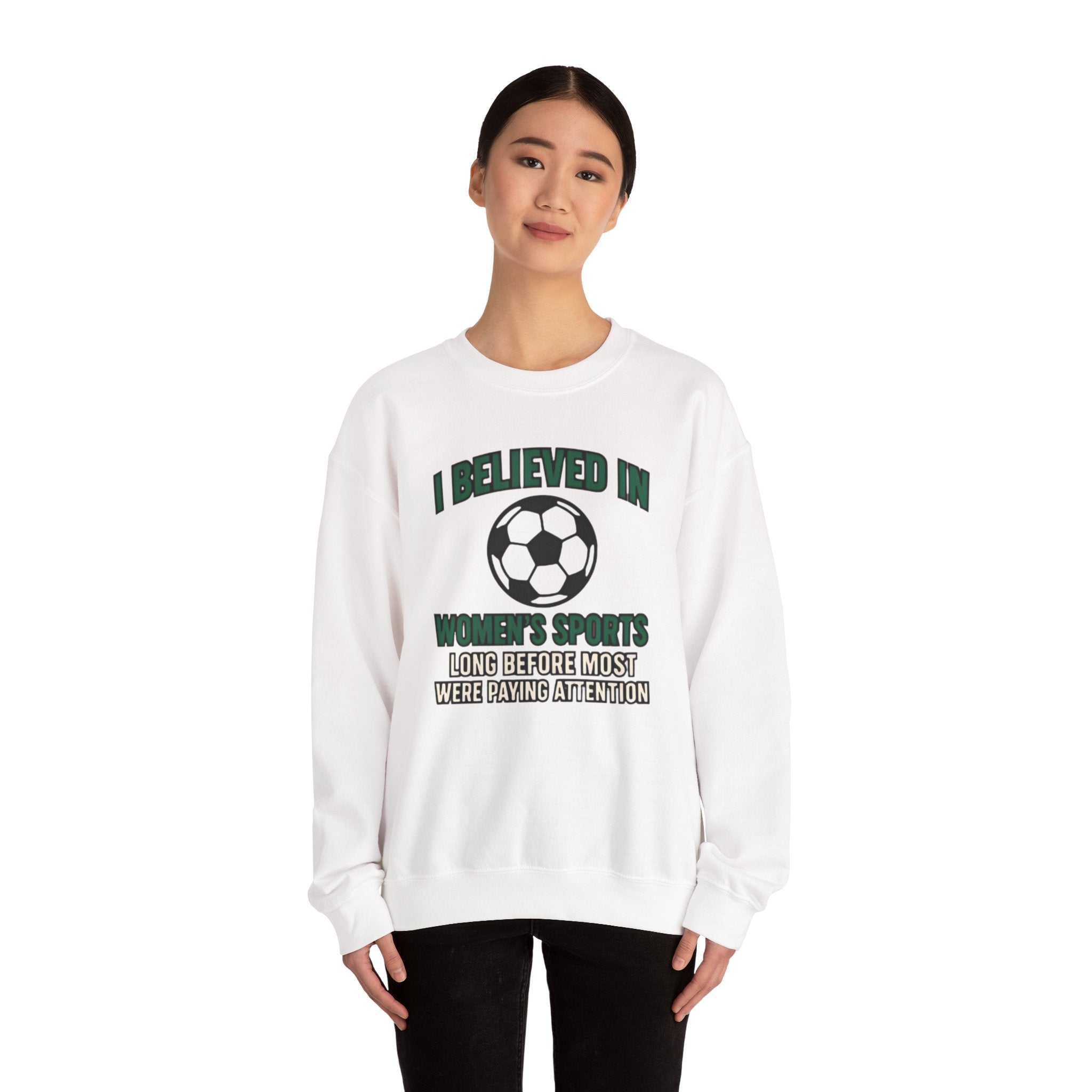 Empowering Women’s Sports Crewneck Sweatshirt