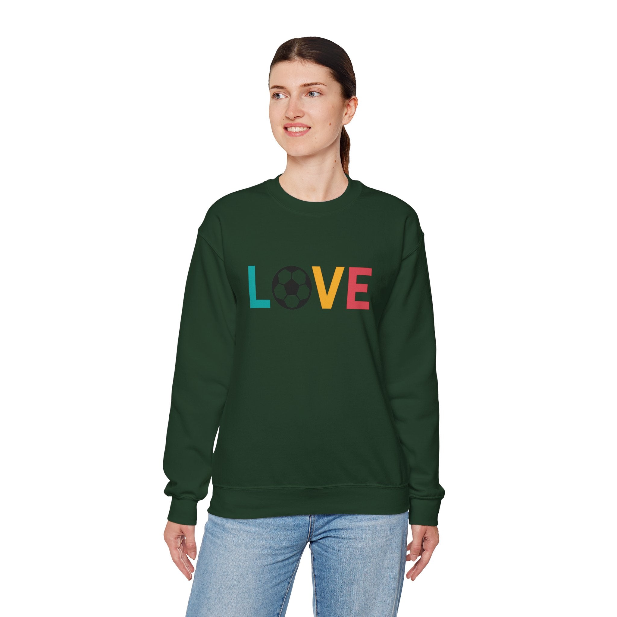 Soccer Love Sweatshirt | Unisex Heavy Blend