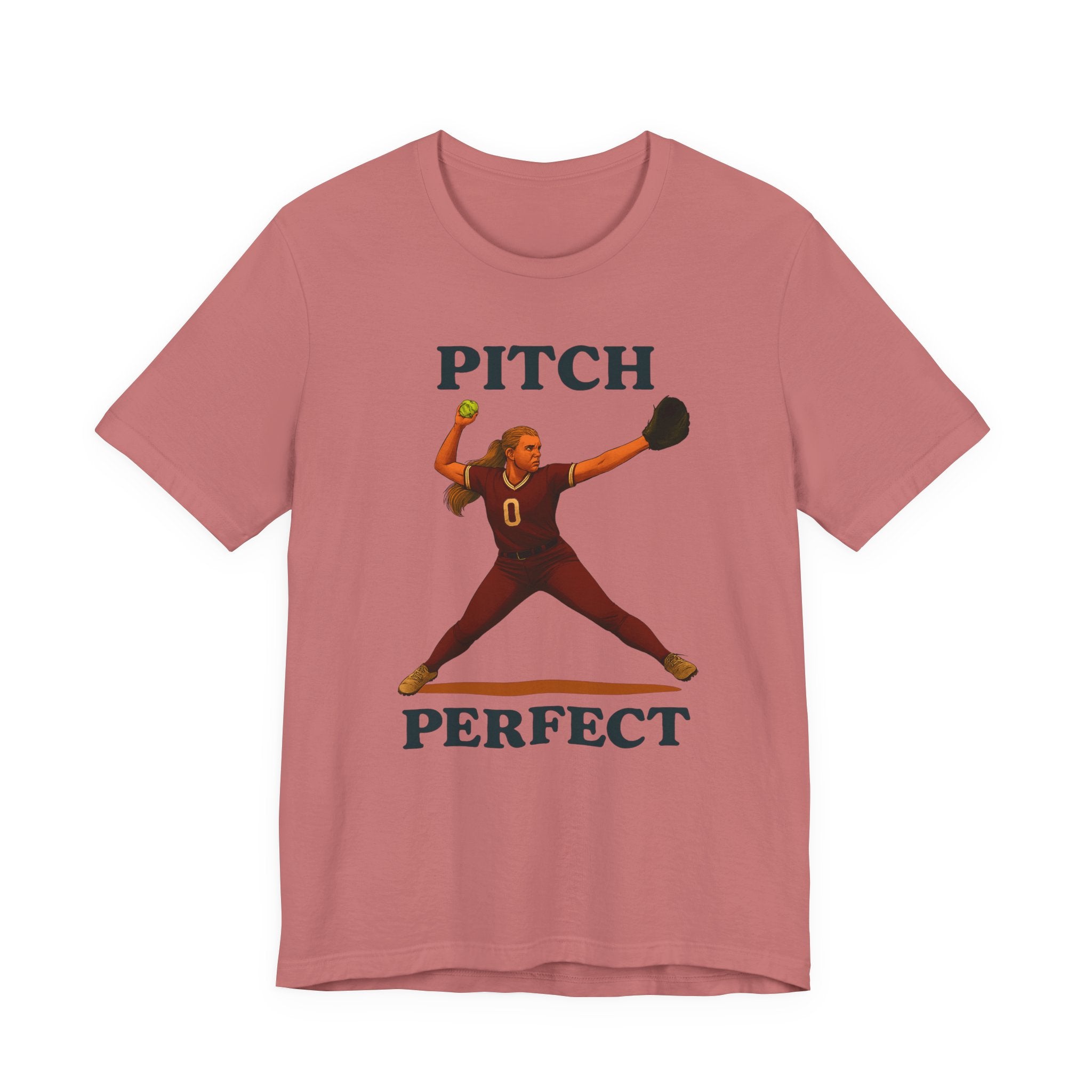 Pitch Perfect Softball Tee, Unisex Jersey T-Shirt