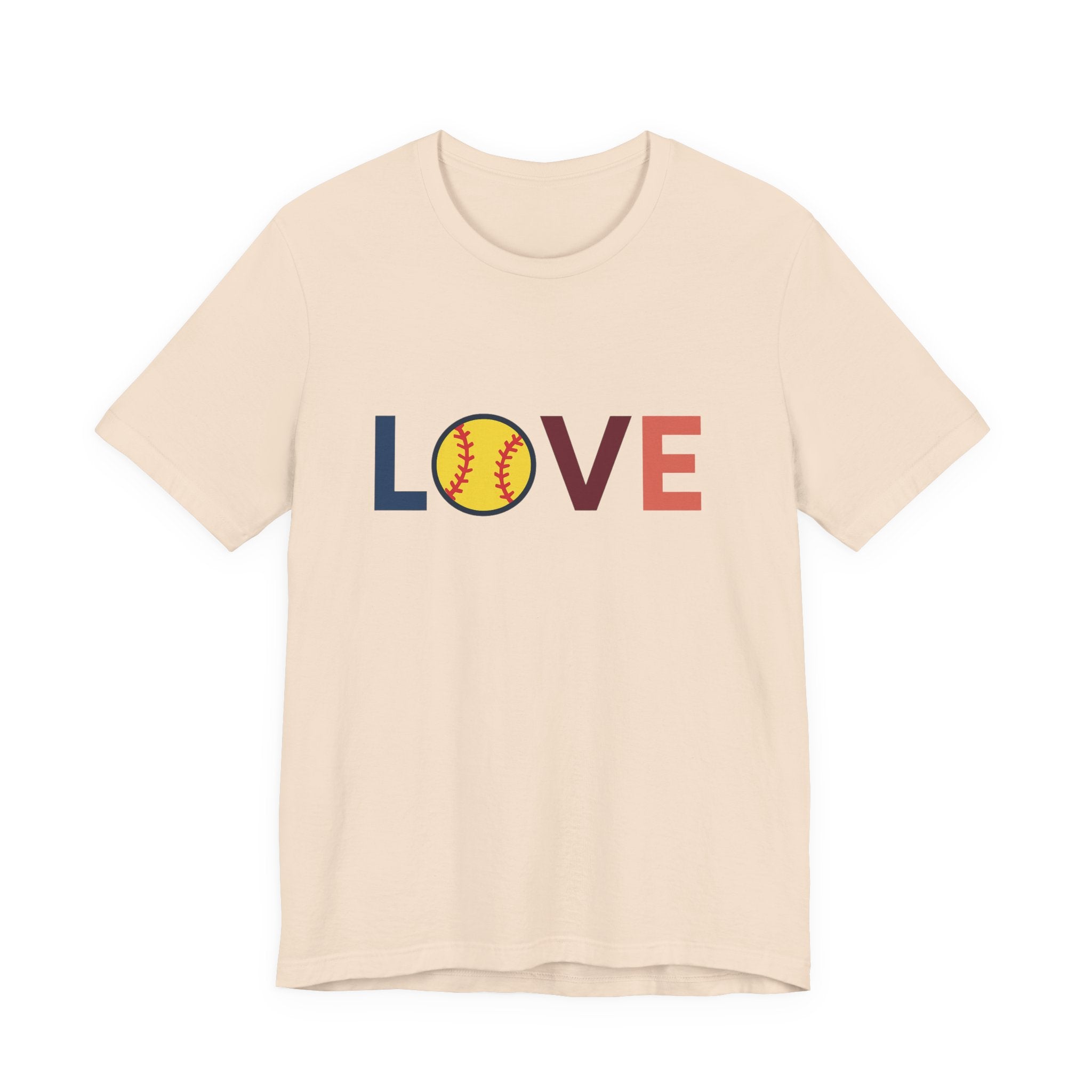 Softball Love Tee, Unisex T-Shirt, Gift for Sports Lovers