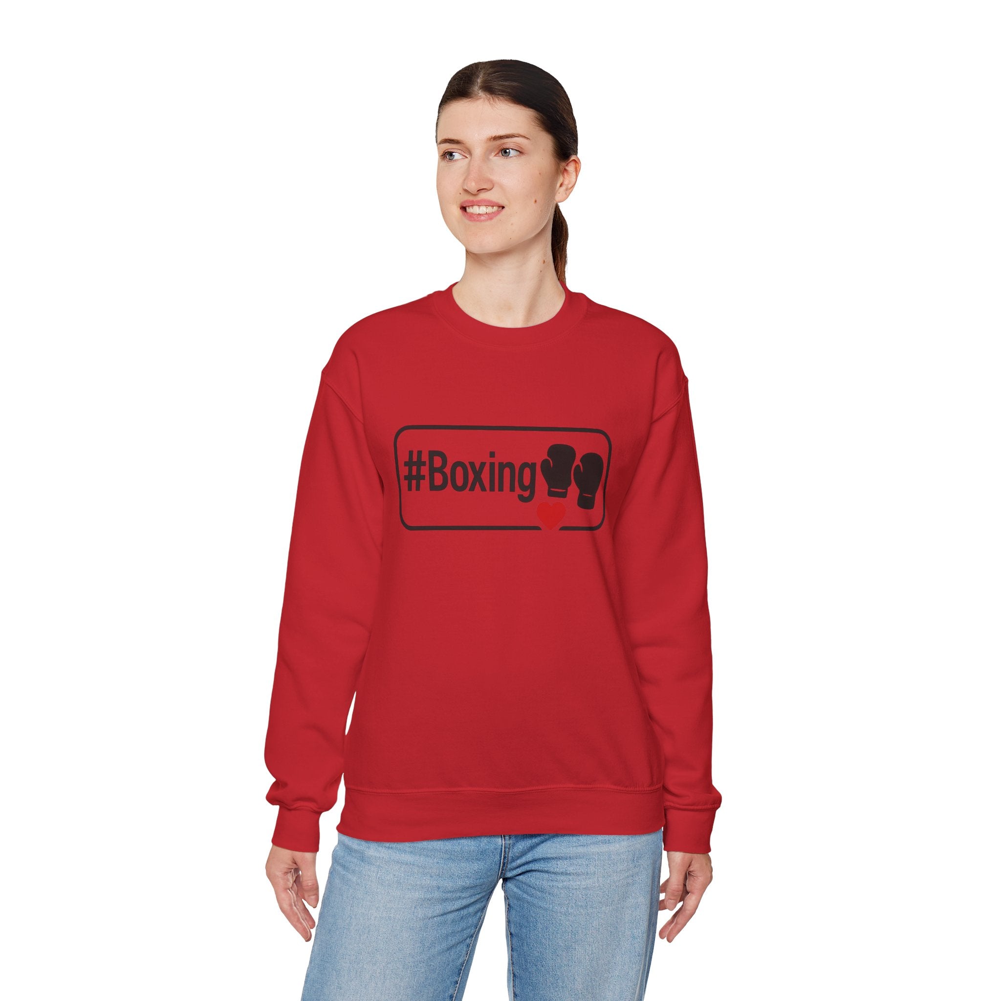 Boxing Love Sweatshirt - Unisex Heavy Blend Crewneck