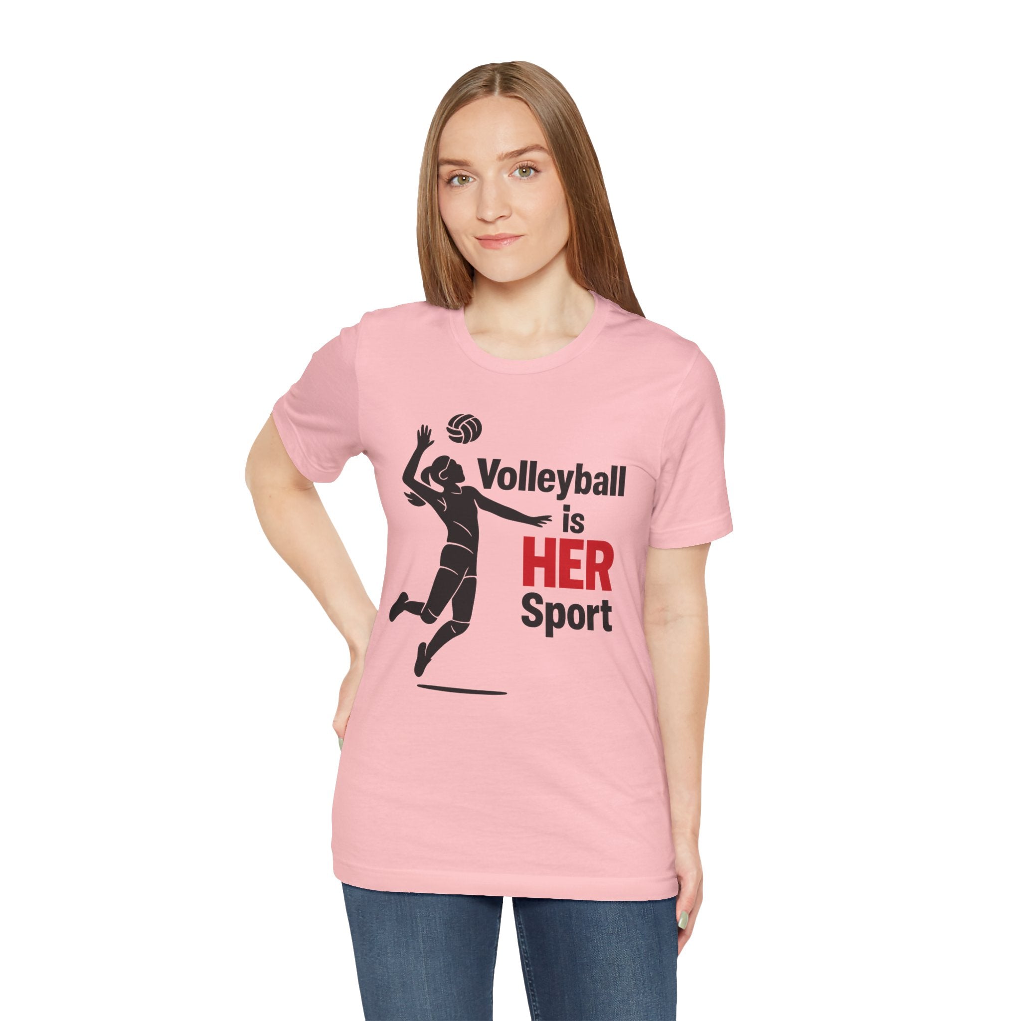 Women's Sports Pride Tee - Volleyball Is Her Sport