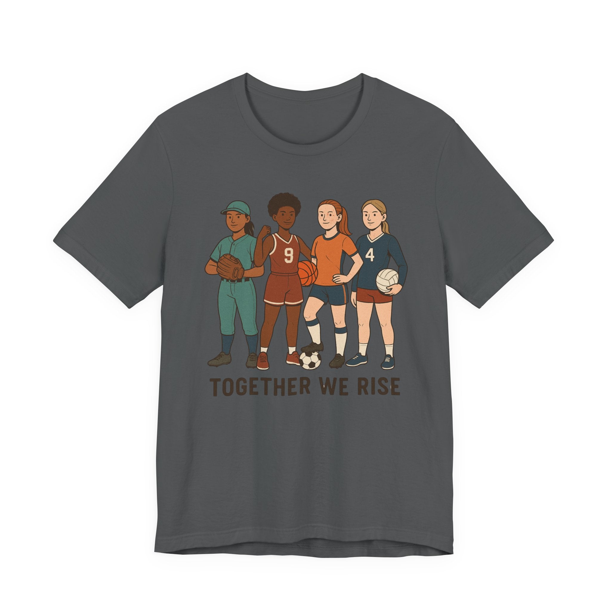 Empowering Together We Rise Tee | Unisex Jersey Short Sleeve T-Shirt