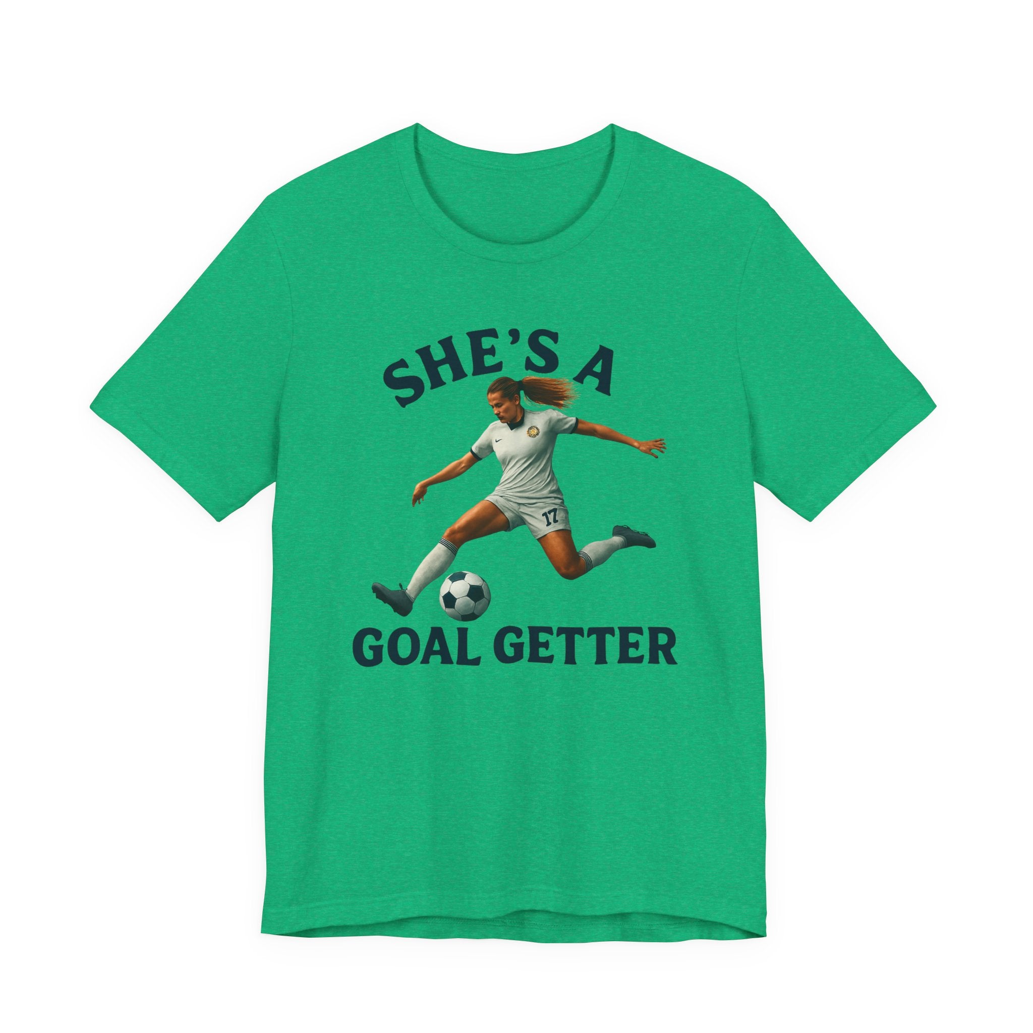 Goal Getter Unisex Jersey Tee | Soccer Shirt for Sports Lovers