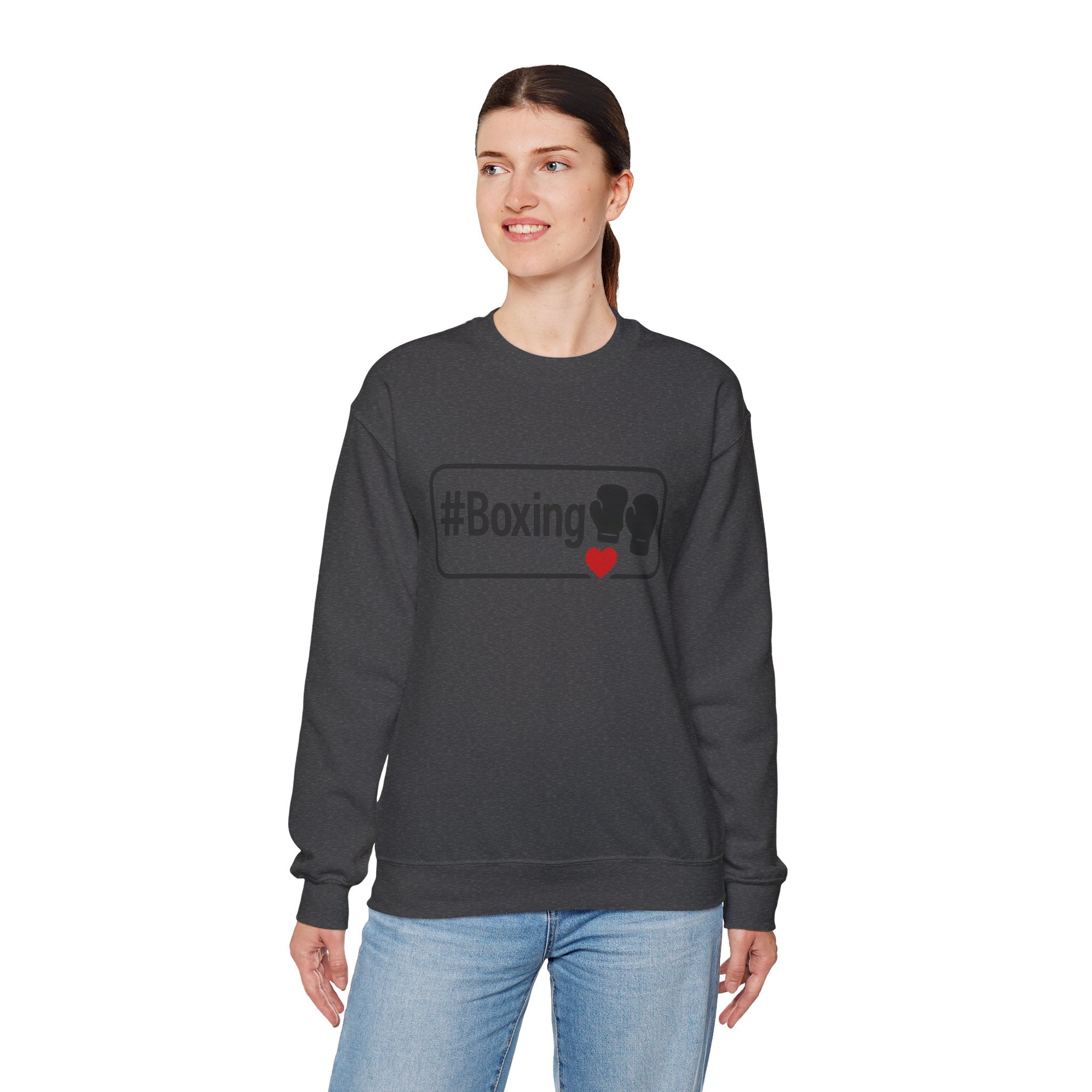 Boxing Love Sweatshirt - Unisex Heavy Blend Crewneck