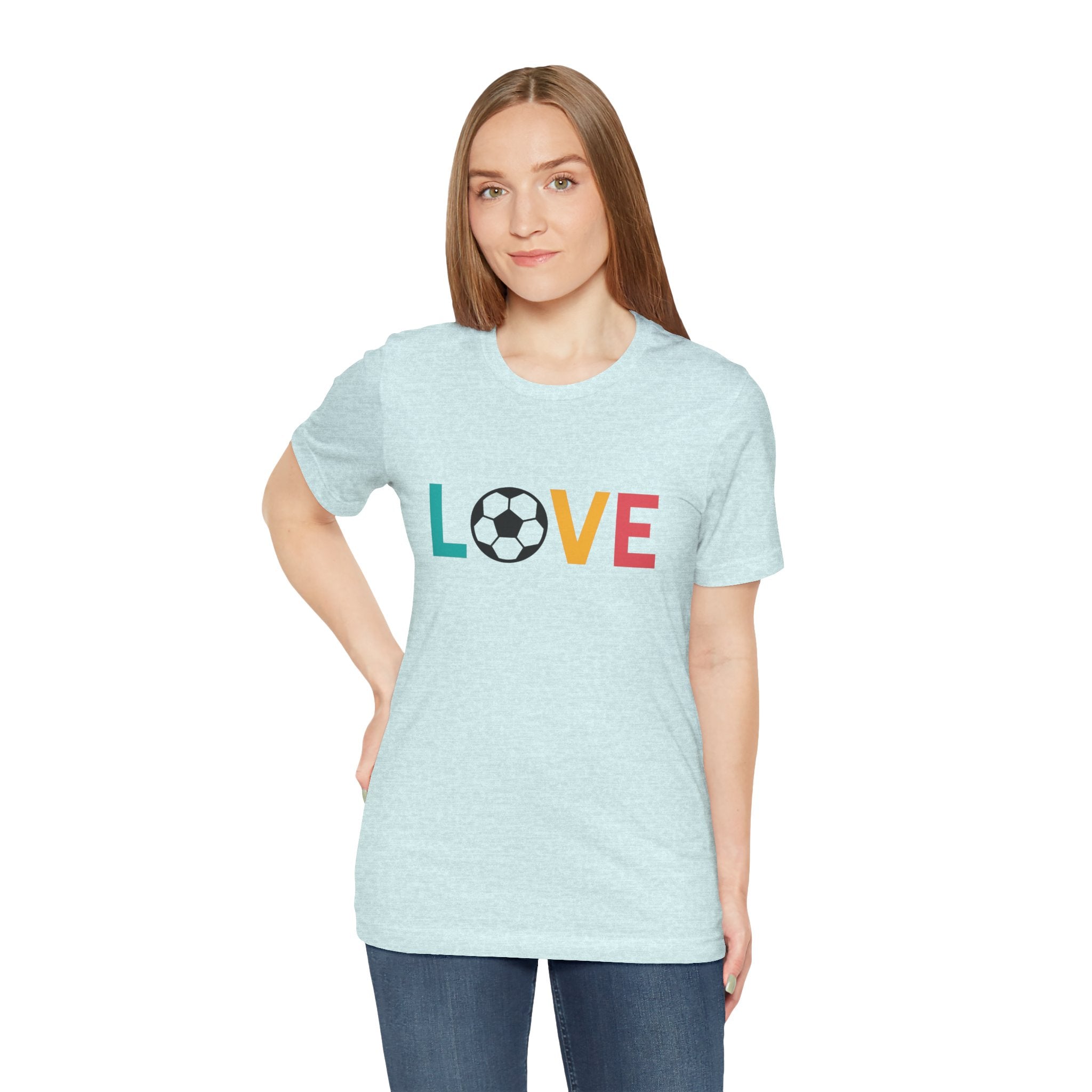 Love Soccer Unisex Tee, Sports Fan Shirt