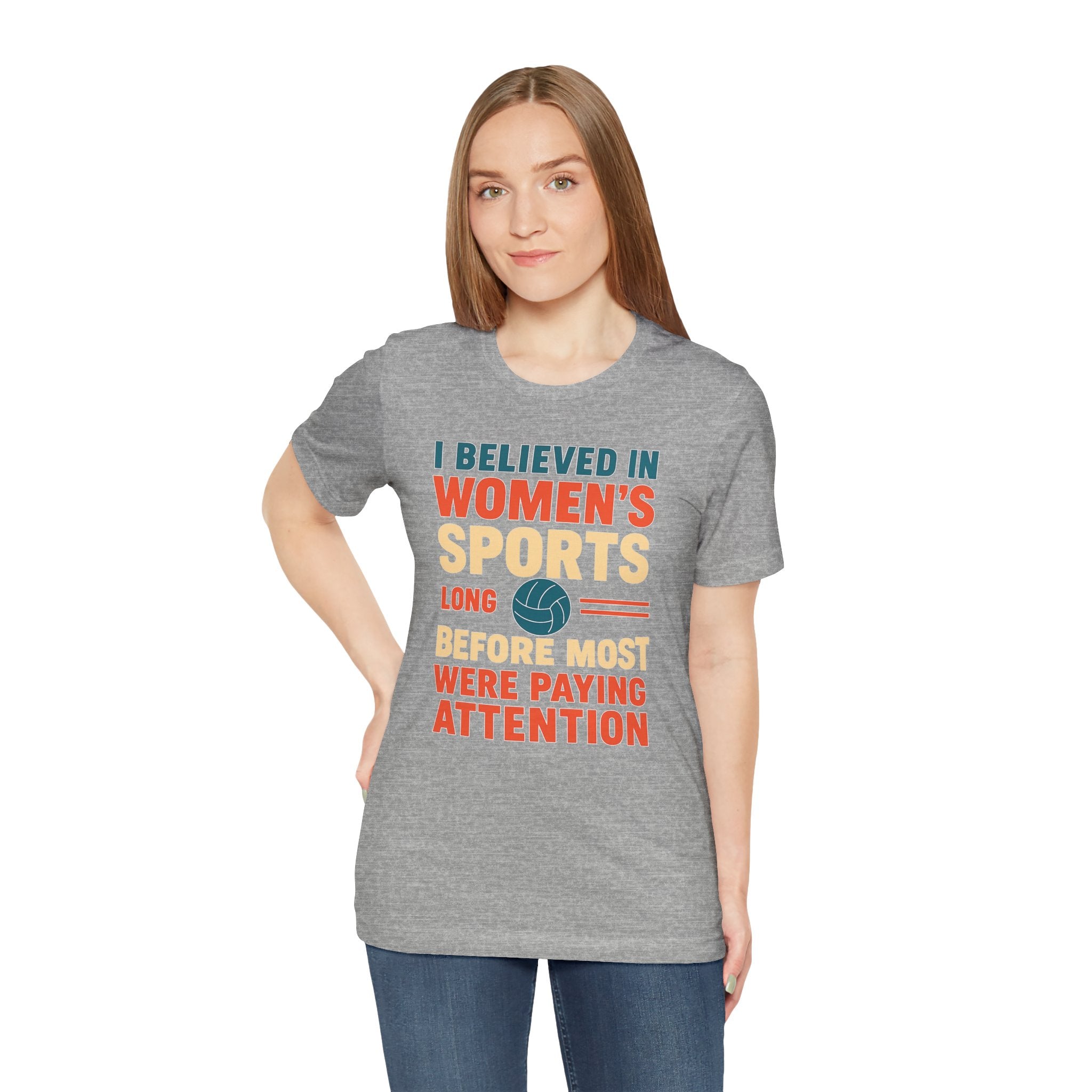 Women's Sports Pride Tee - I believed In Women's Sports