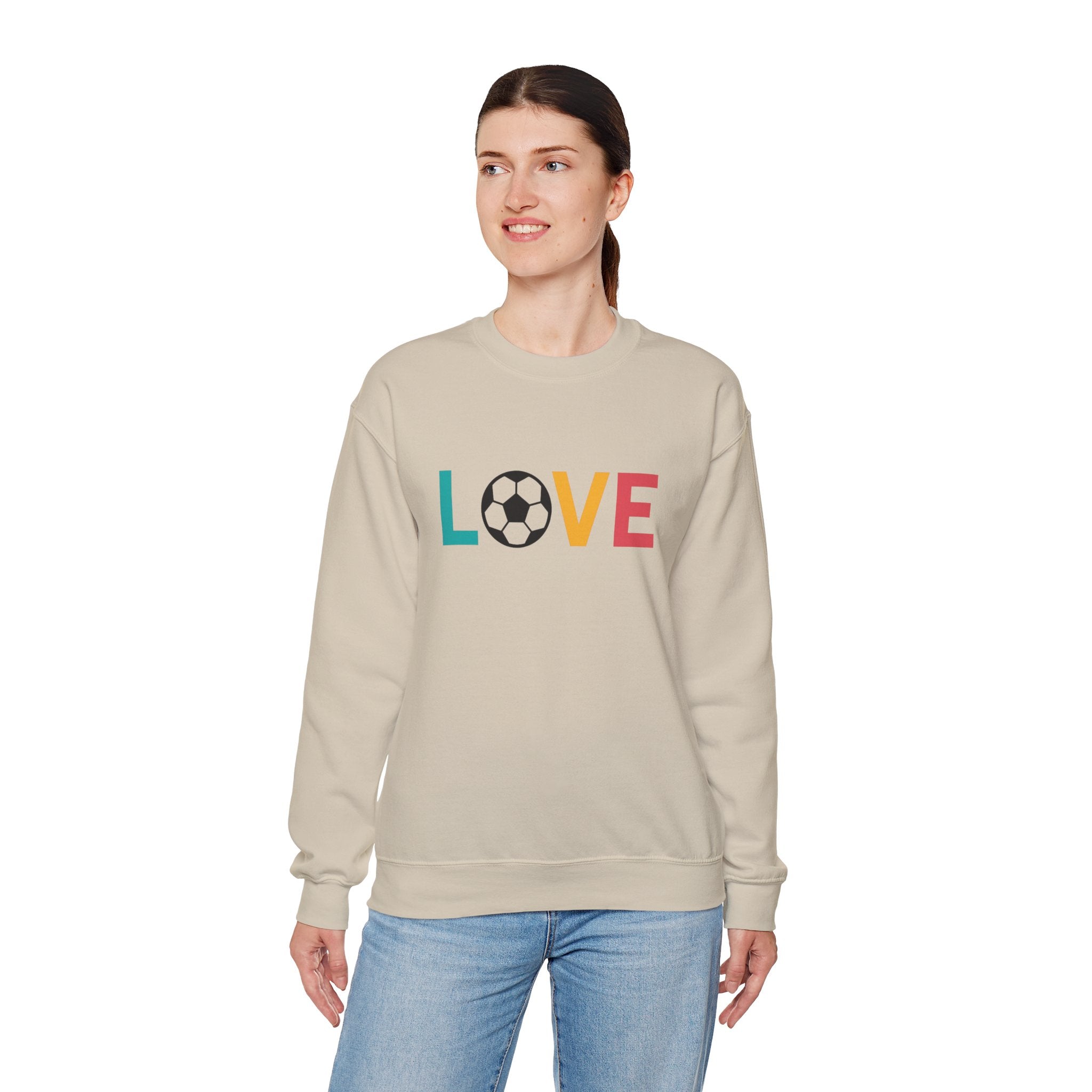 Soccer Love Sweatshirt | Unisex Heavy Blend