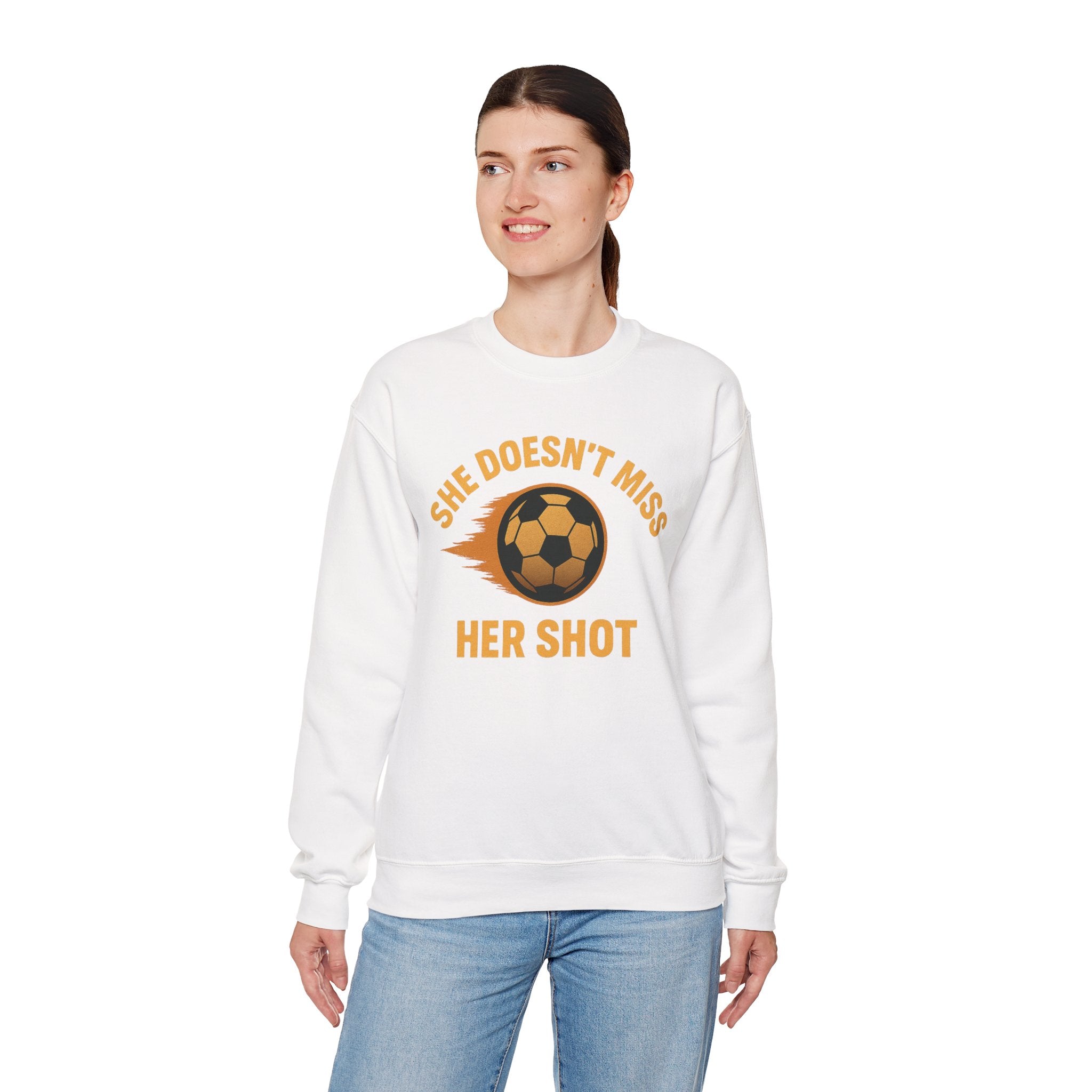 She Doesn't Miss Her Short Sweatshirt, Unisex Crewneck