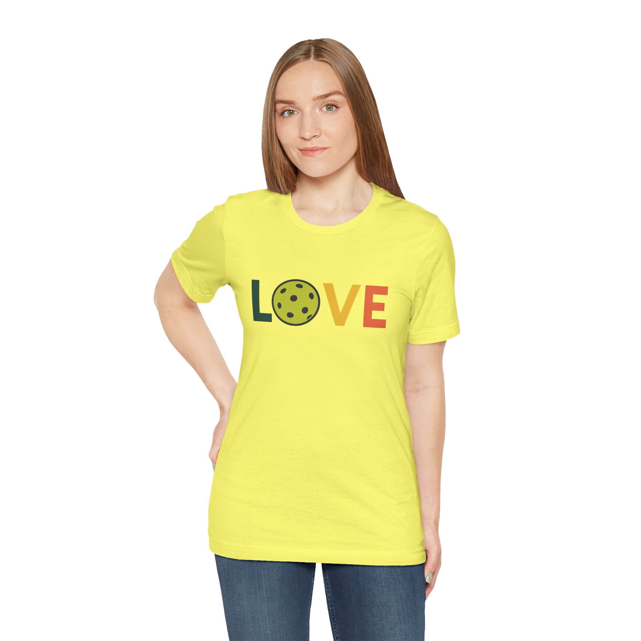 Pickleball Love Tee | Unisex Jersey Short Sleeve Shirt