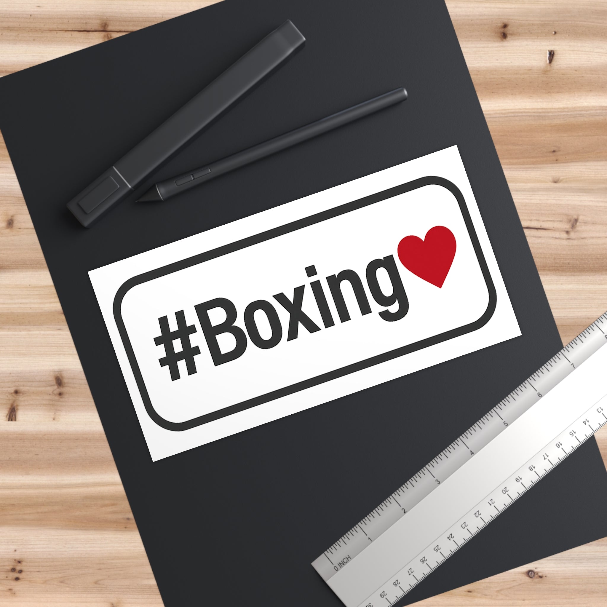 Boxing Love Bumper Sticker