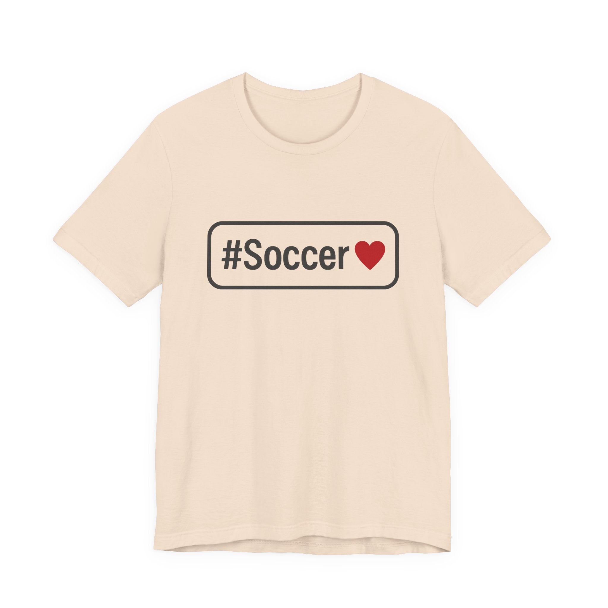 #Soccer Love Unisex Tee – Perfect for Fans