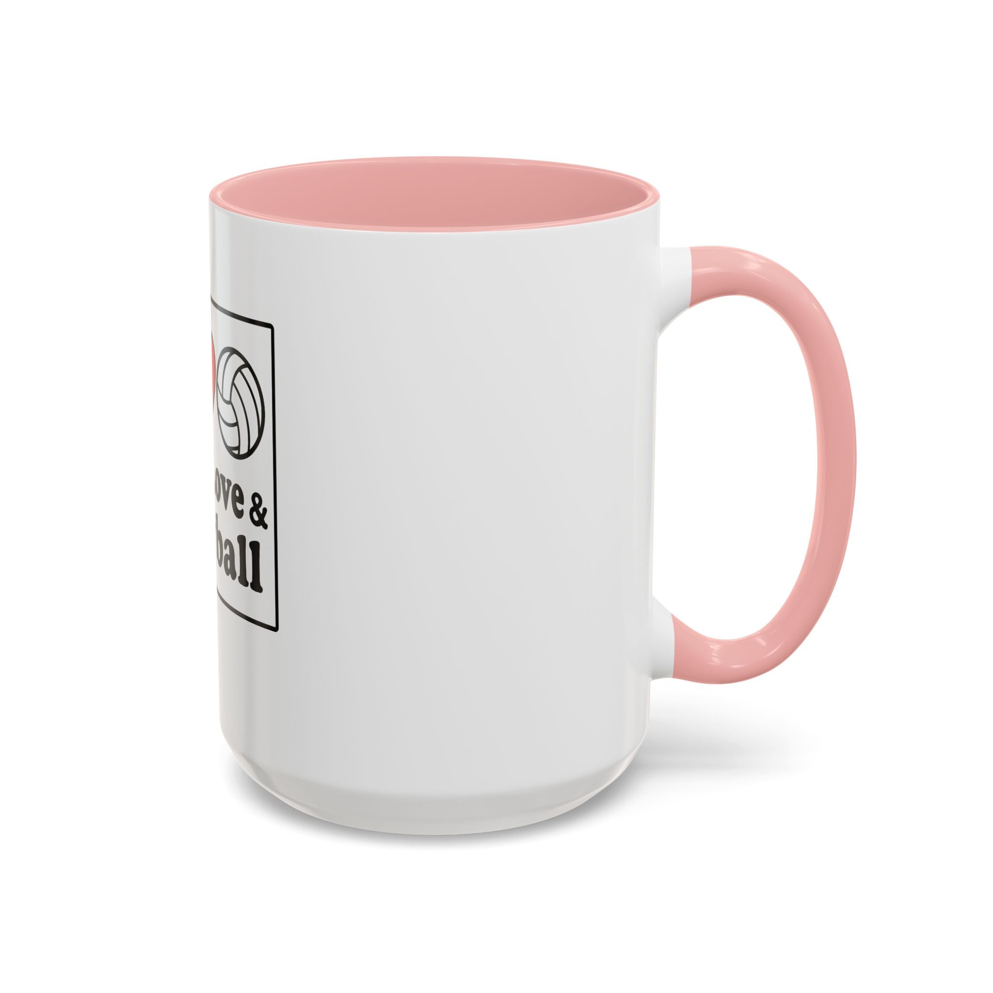 Peace Love & Volleyball Coffee Mug