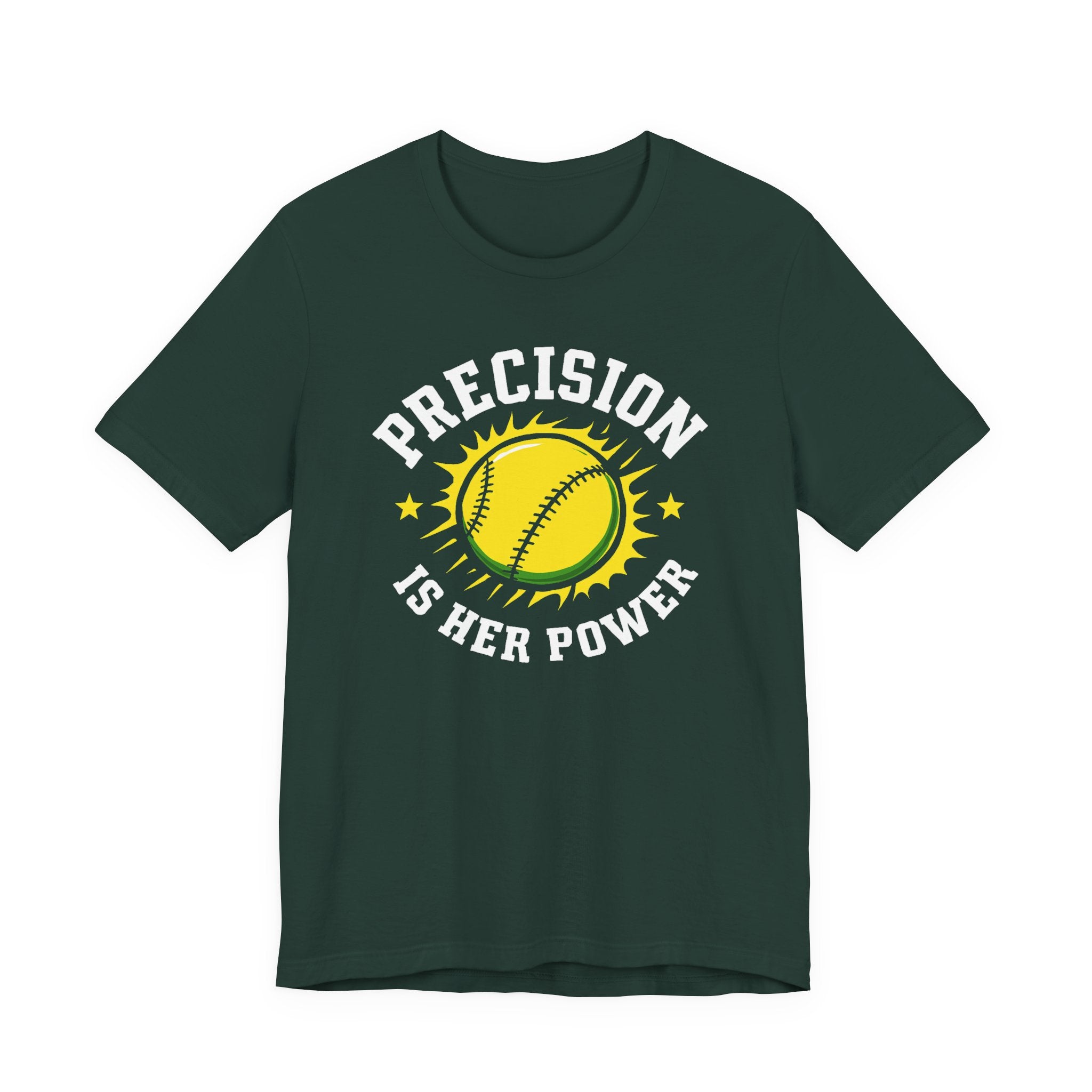 Softball Empowerment Tee - Precision is Her Power