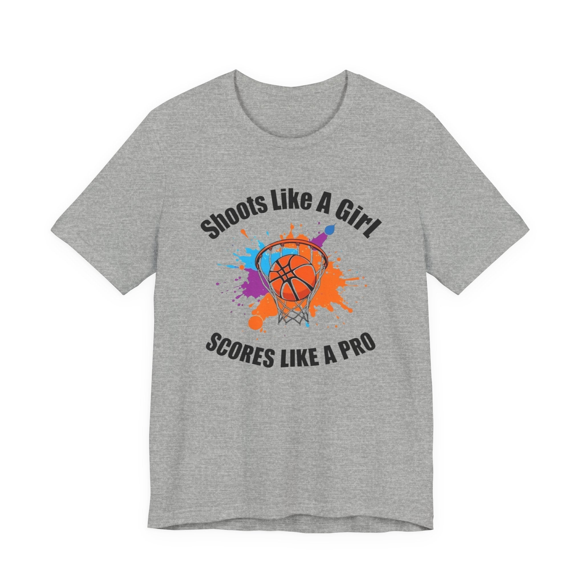 Basketball Pride Tee, Shoots Like A Girl