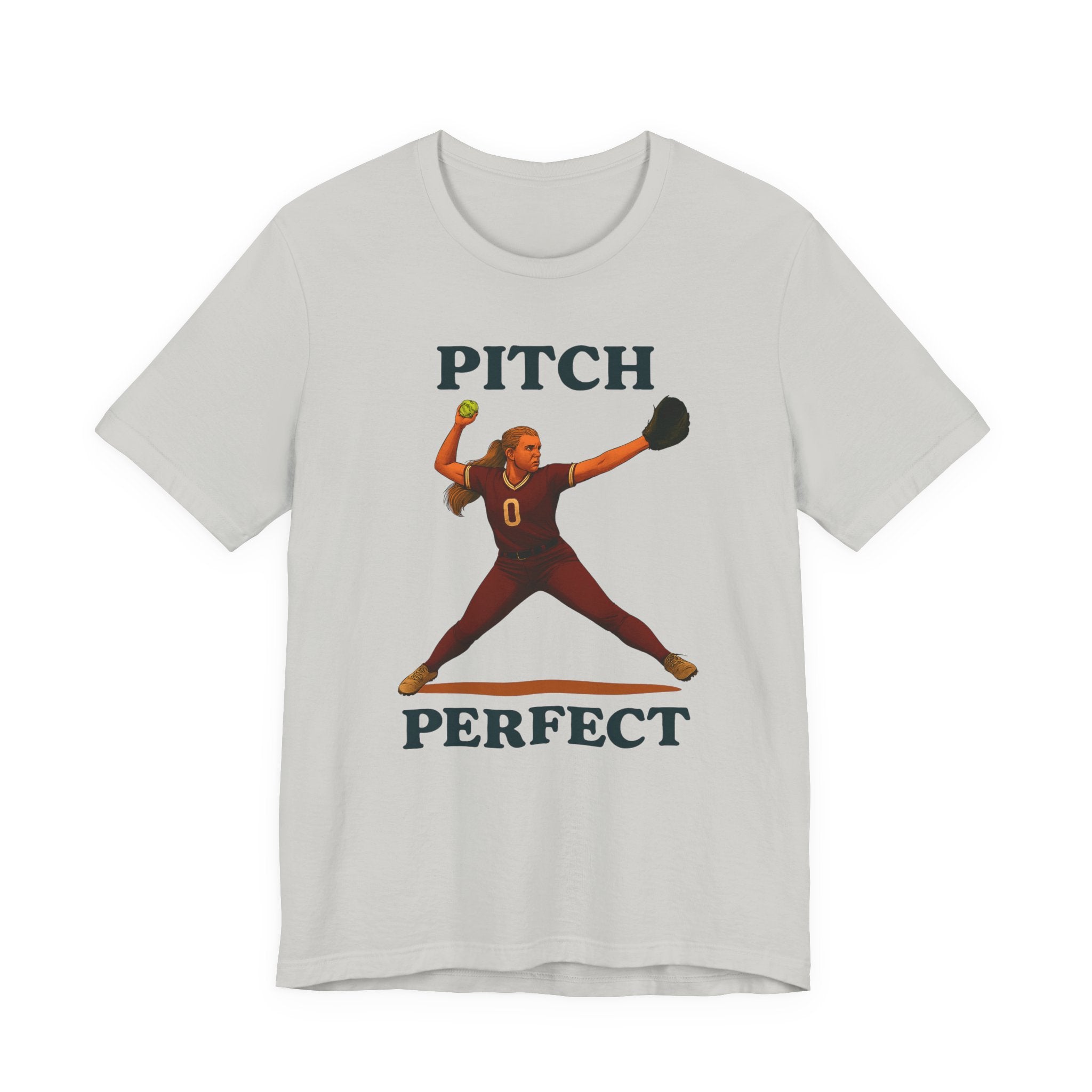 Pitch Perfect Softball Tee, Unisex Jersey T-Shirt