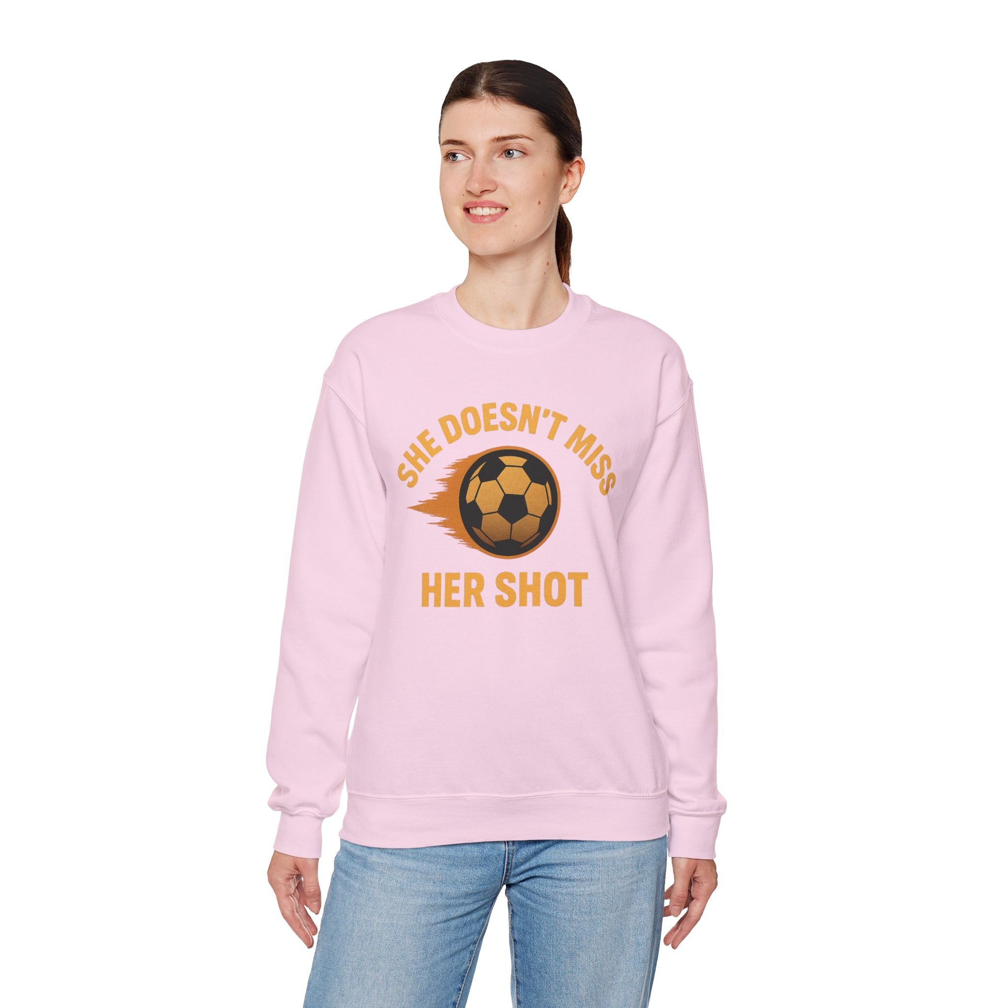 She Doesn't Miss Her Short Sweatshirt, Unisex Crewneck