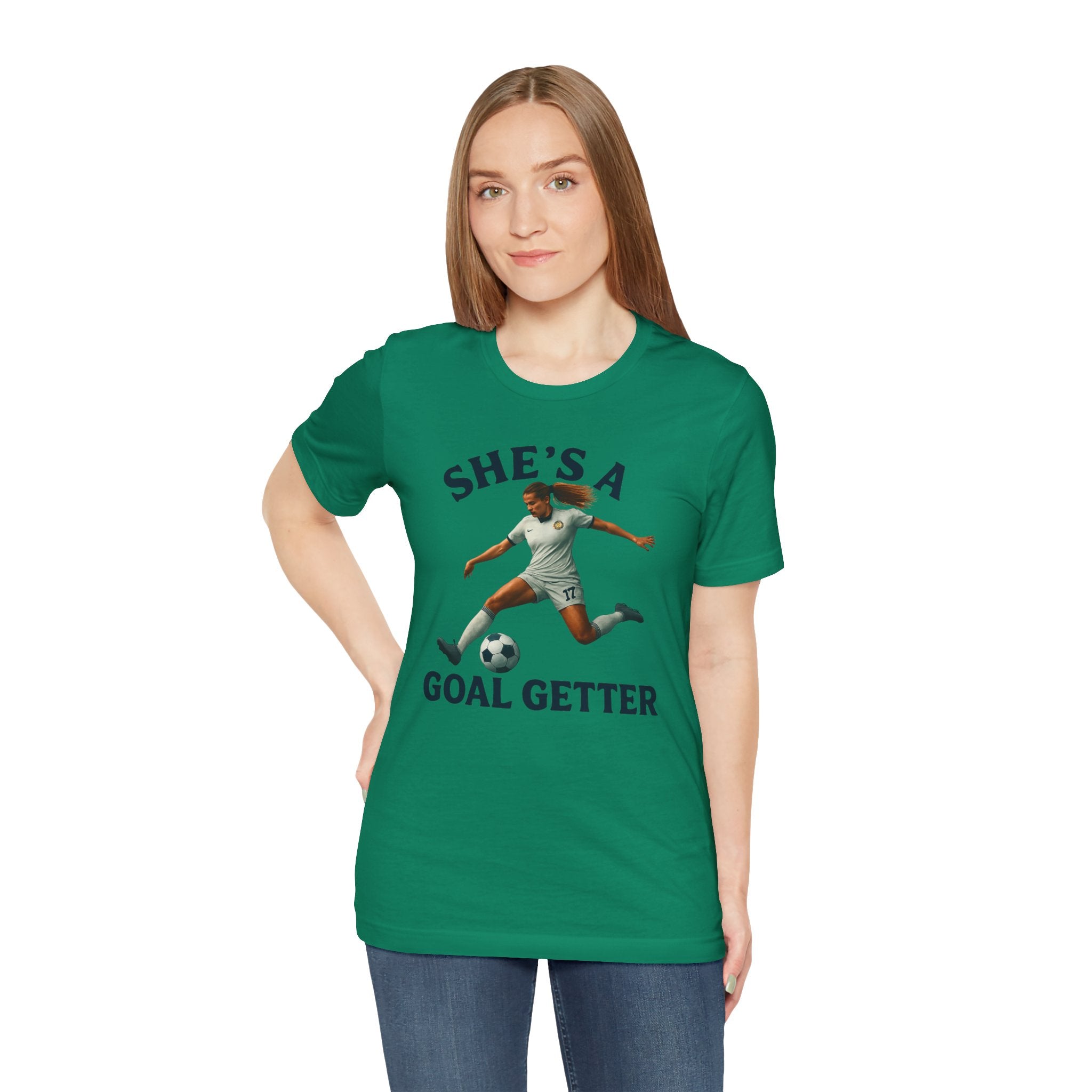 Goal Getter Unisex Jersey Tee | Soccer Shirt for Sports Lovers
