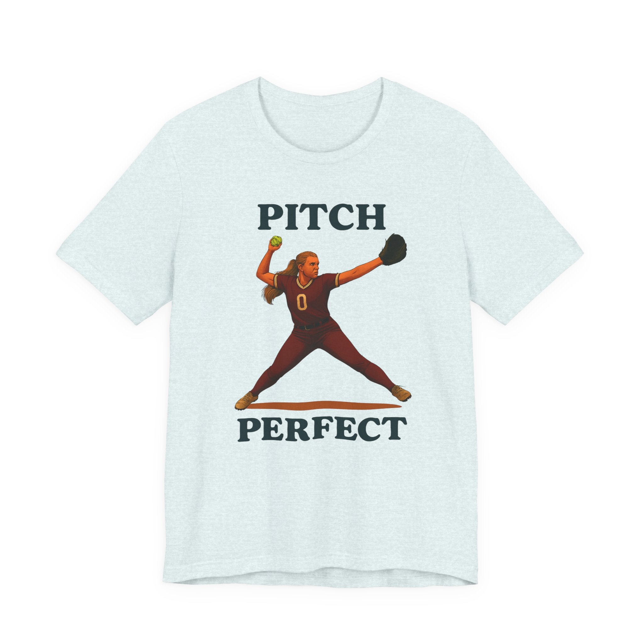 Pitch Perfect Softball Tee, Unisex Jersey T-Shirt