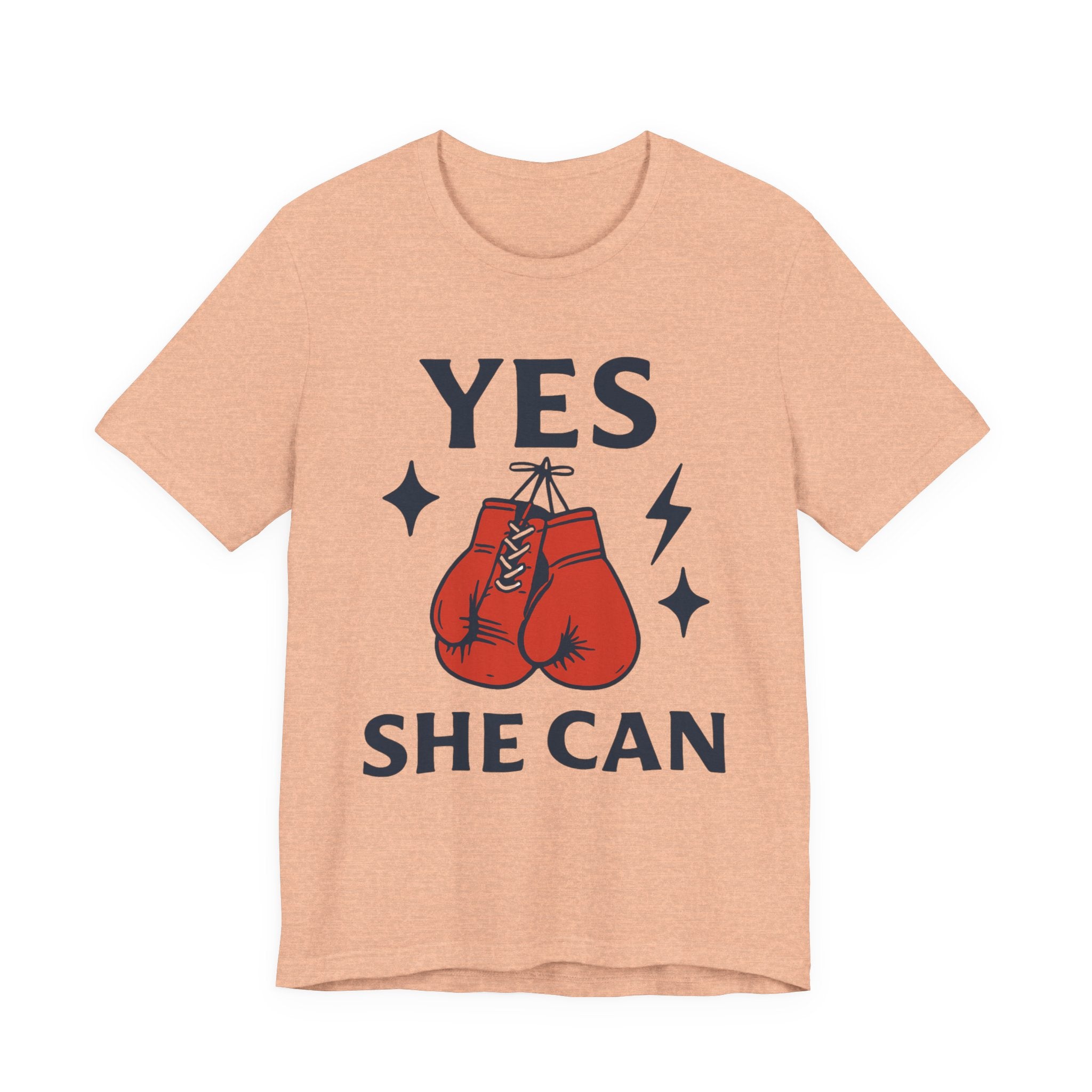 Yes, She Can Boxing Unisex Tee
