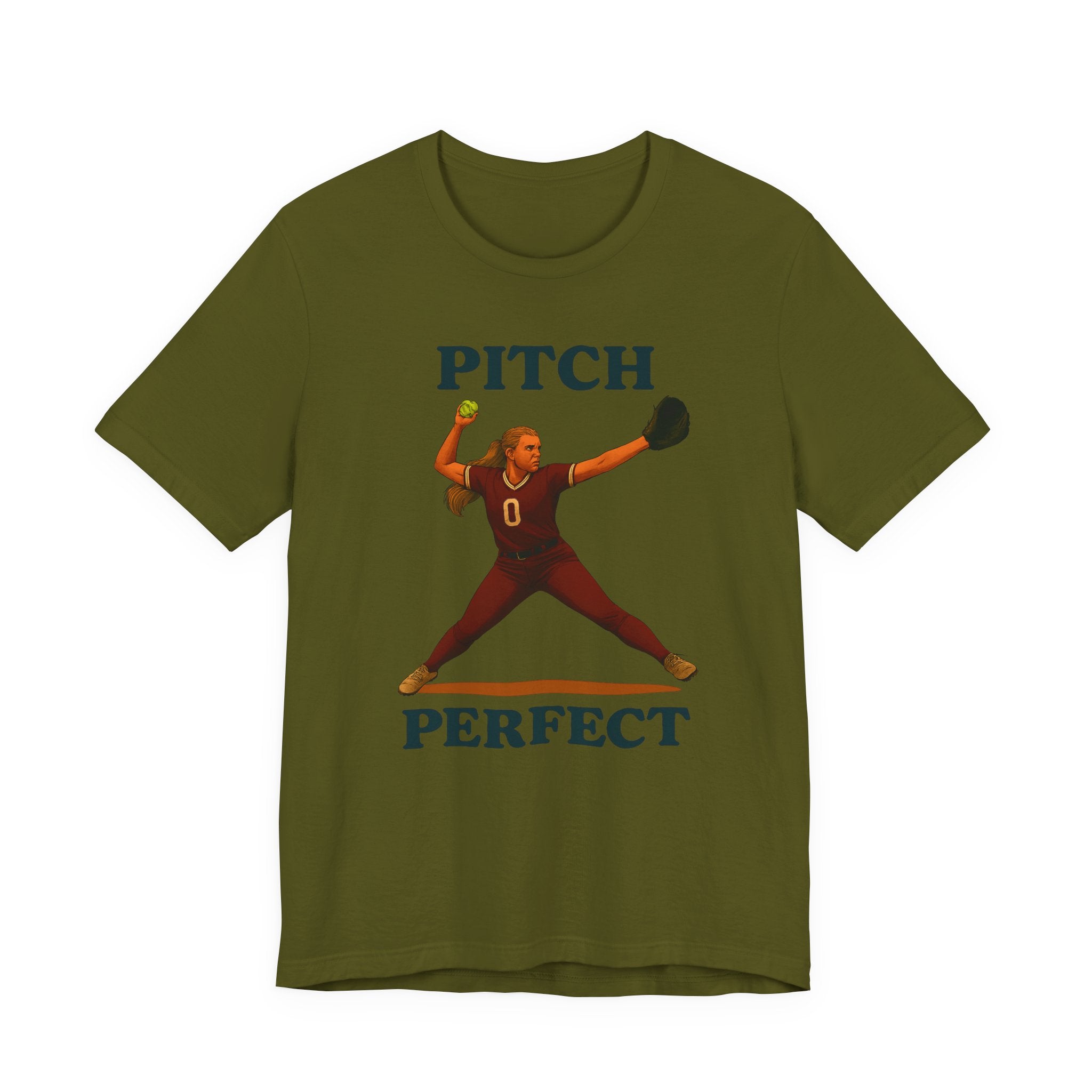 Pitch Perfect Softball Tee, Unisex Jersey T-Shirt