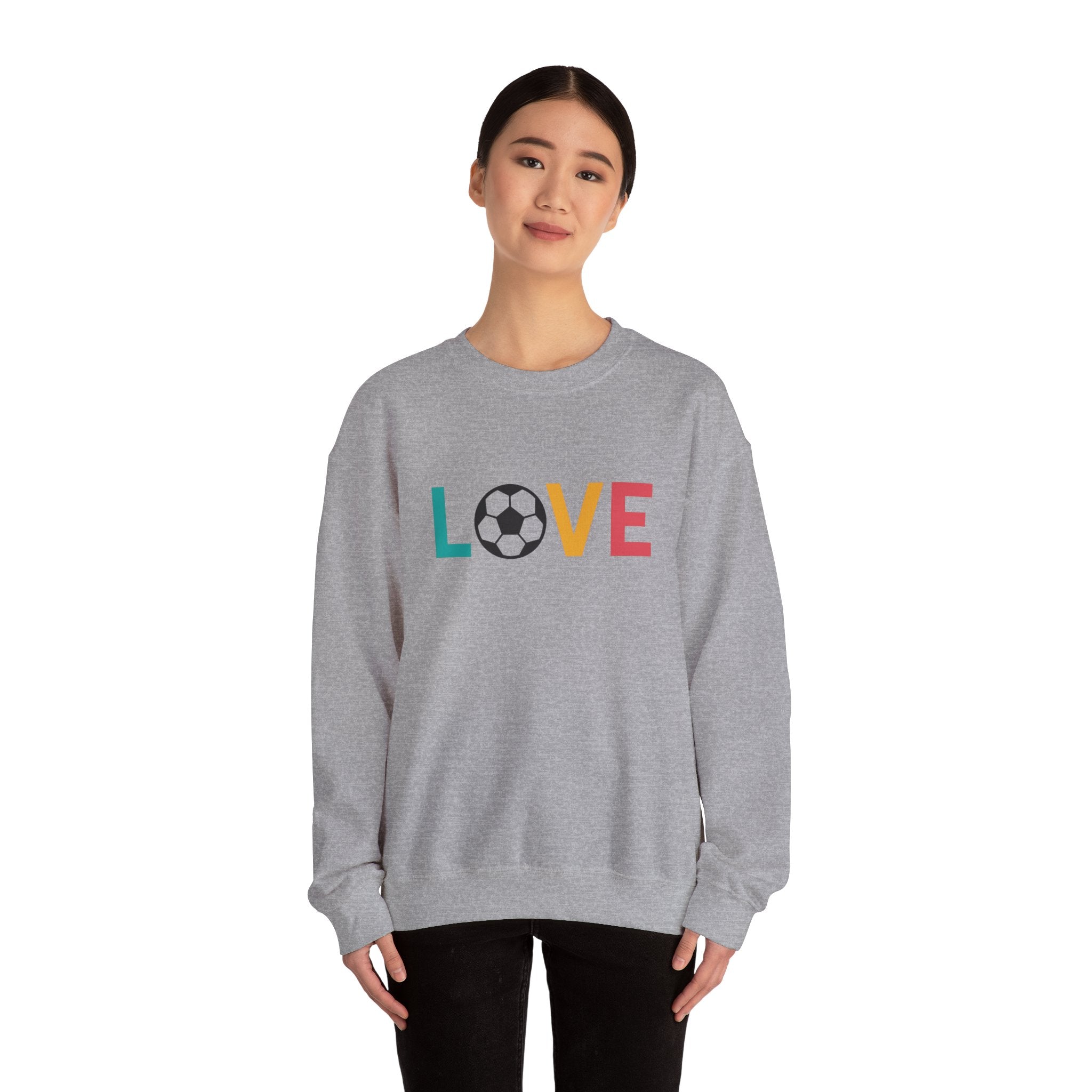 Soccer Love Sweatshirt | Unisex Heavy Blend