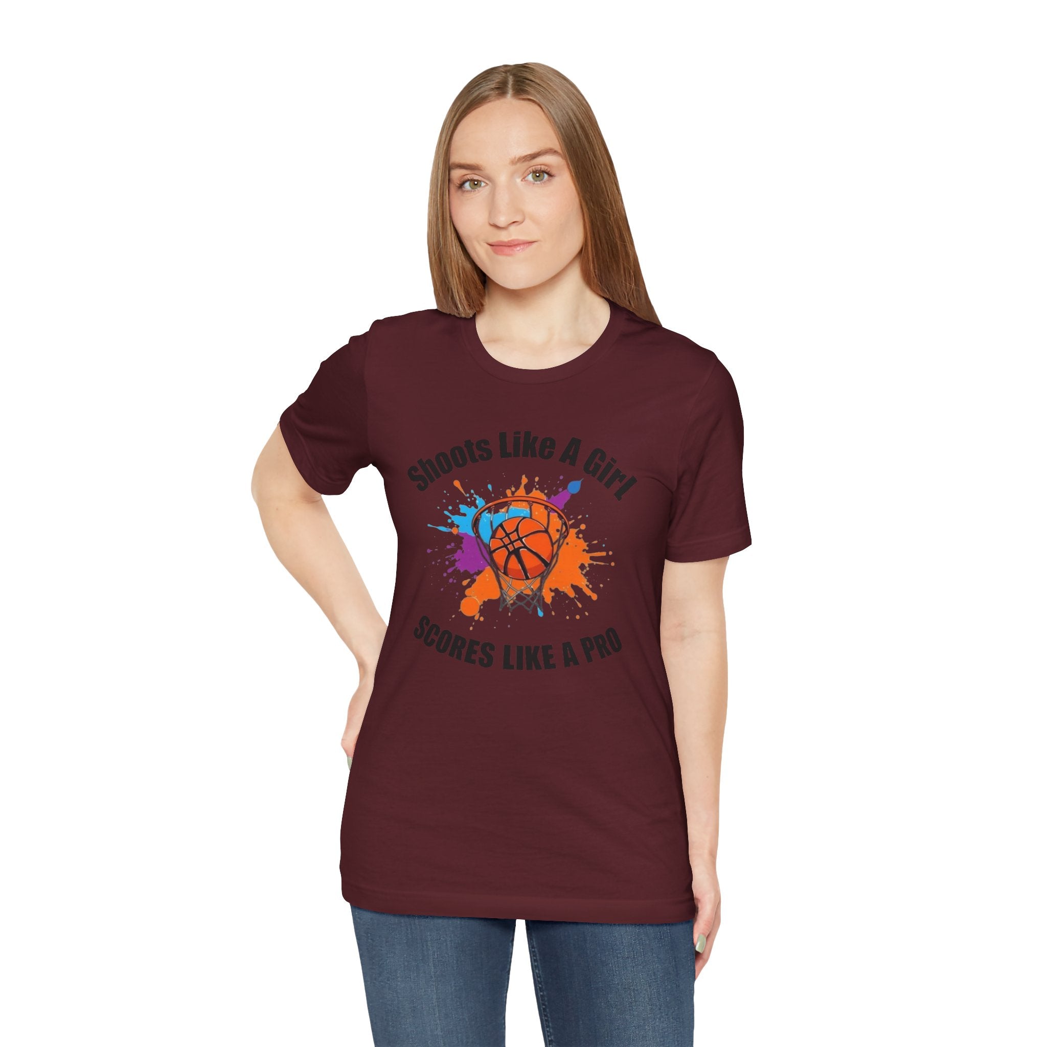 Basketball Pride Tee, Shoots Like A Girl