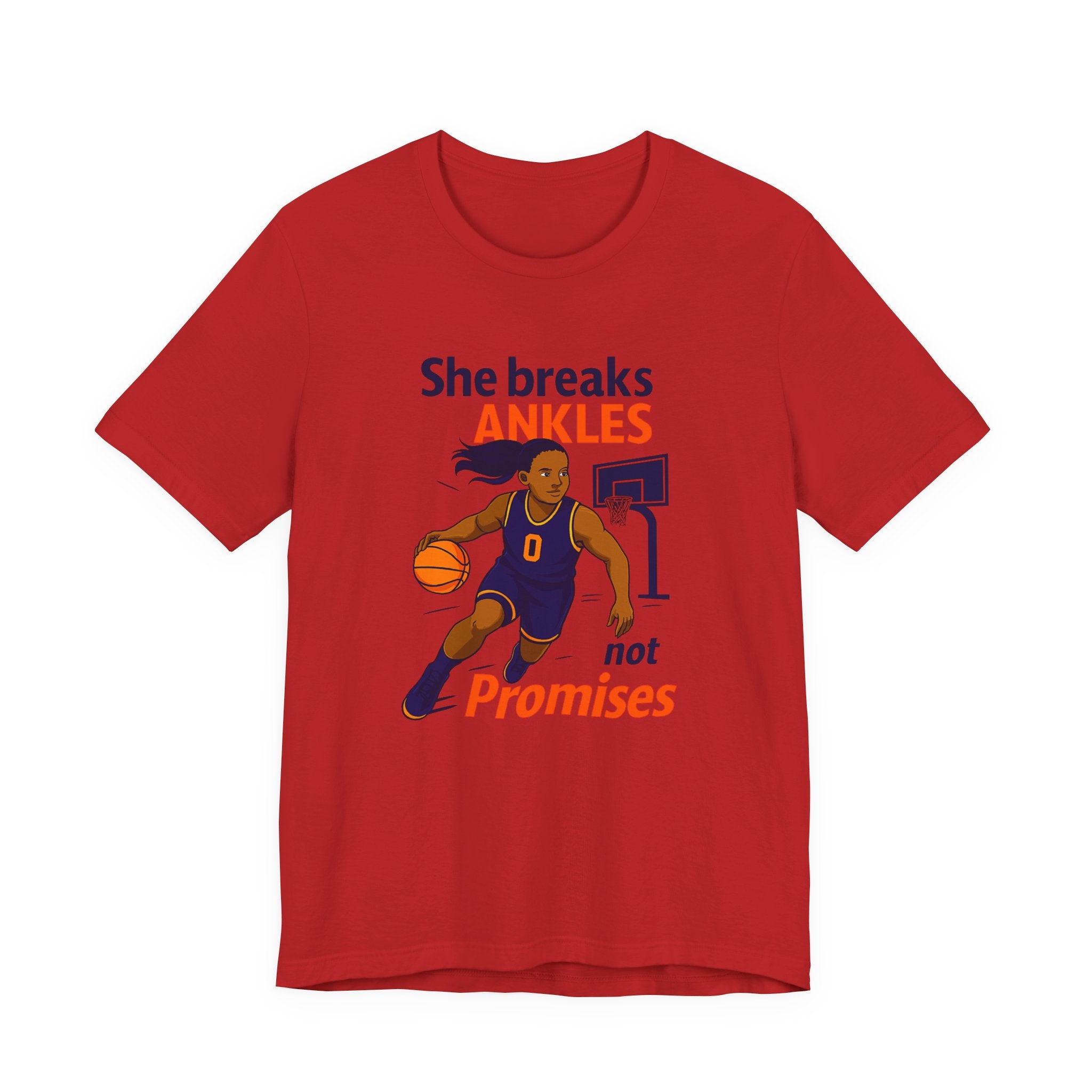 Women's Sports Support Tee - She Breaks Ankle Women's Sports