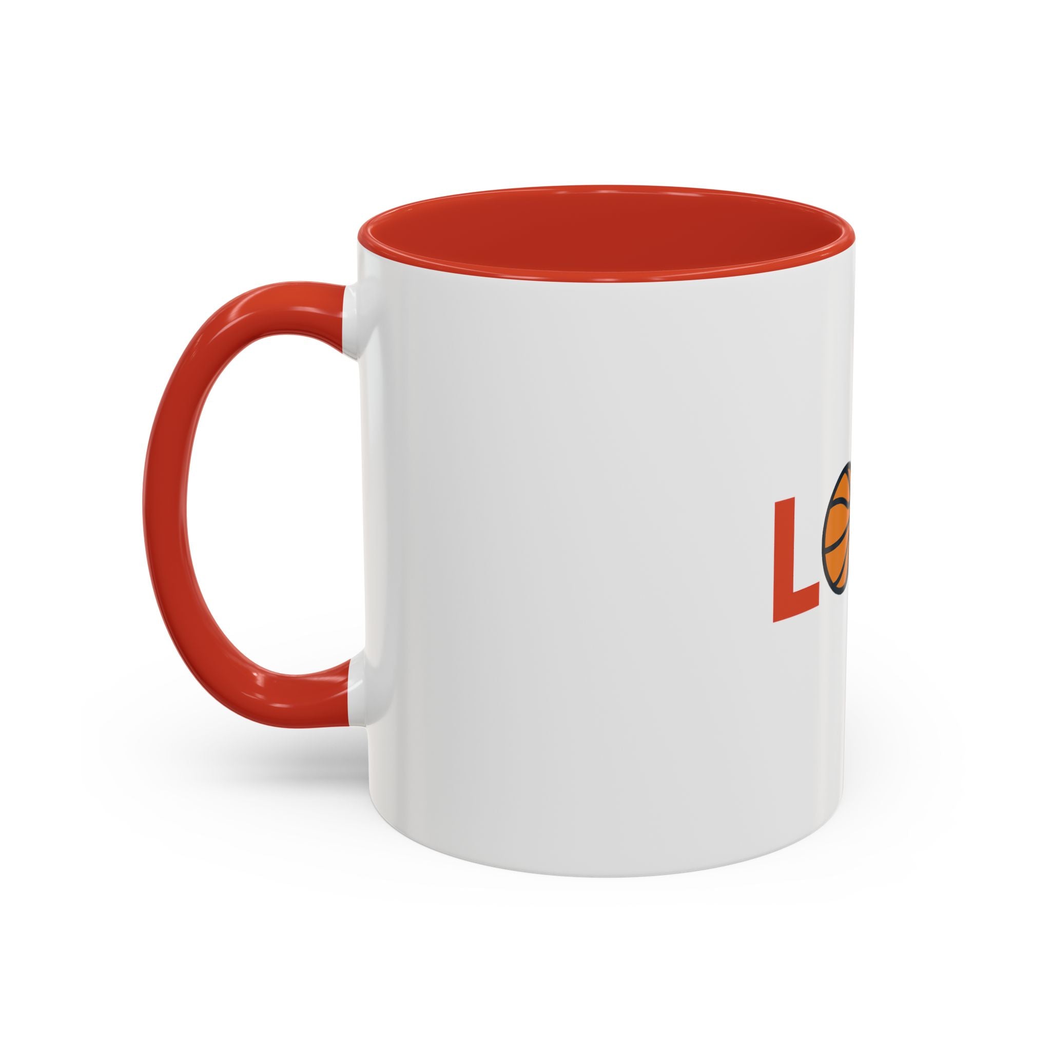 Basketball Love Accent Coffee Mug
