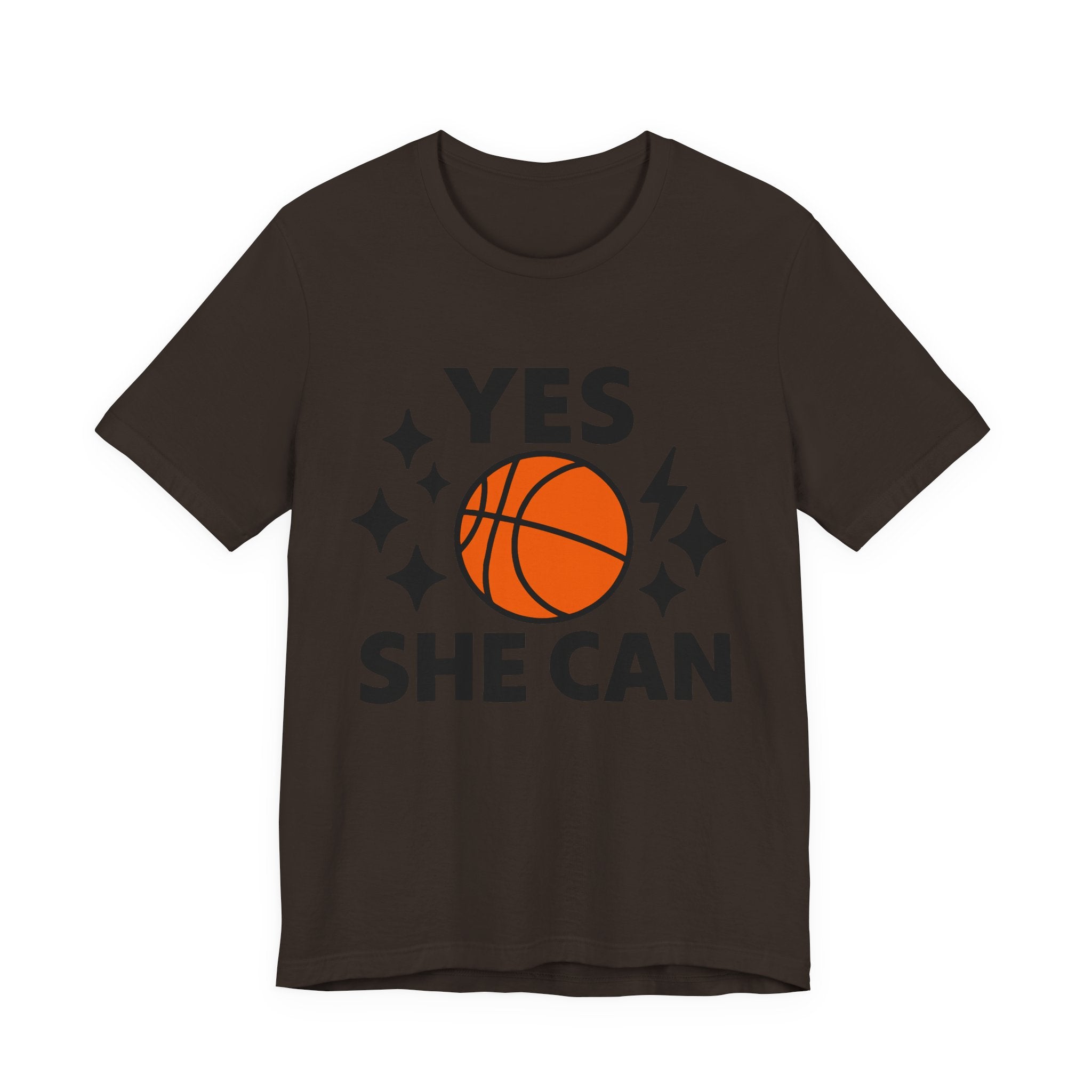 Yes, She Can Basketball Unisex Tee