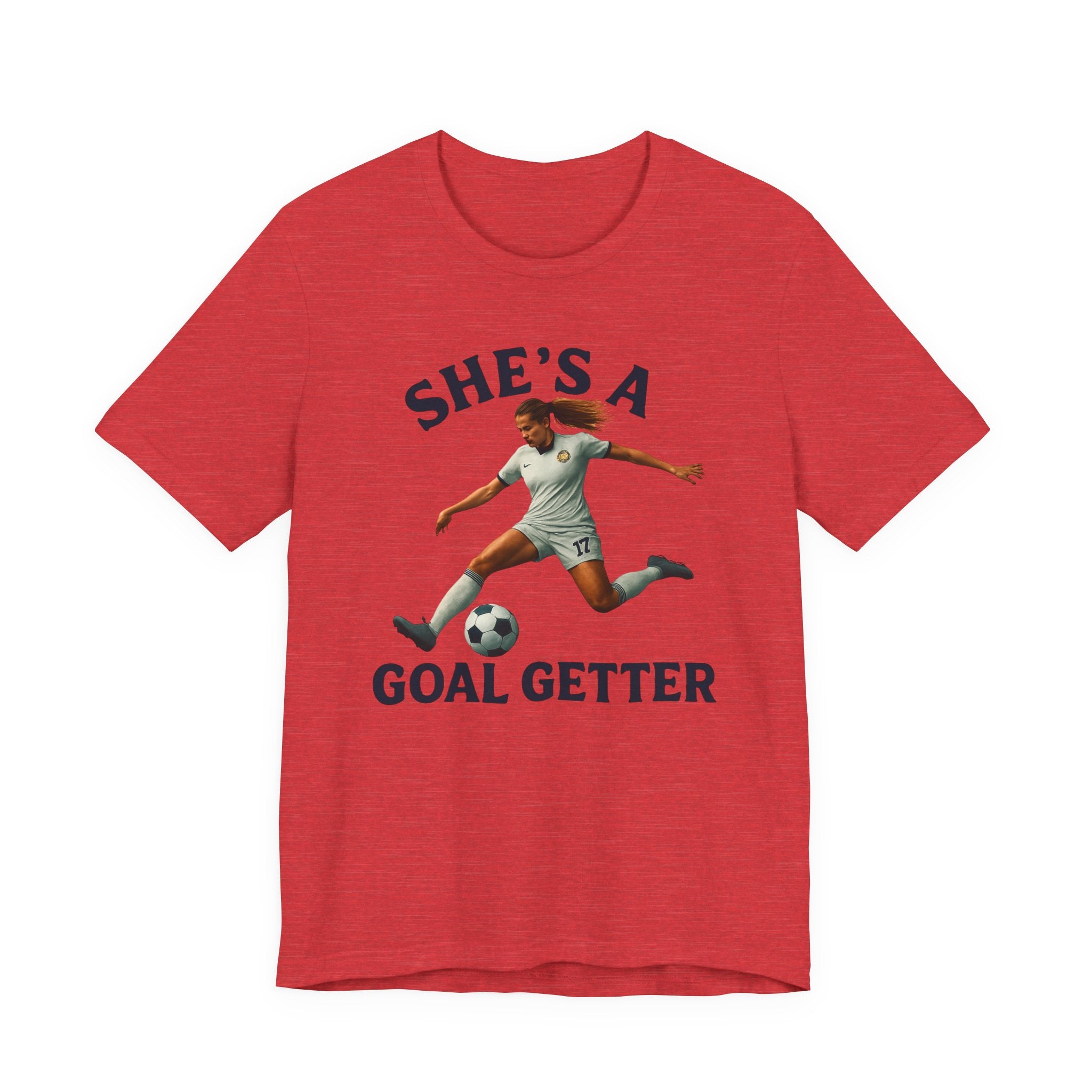 Goal Getter Unisex Jersey Tee | Soccer Shirt for Sports Lovers